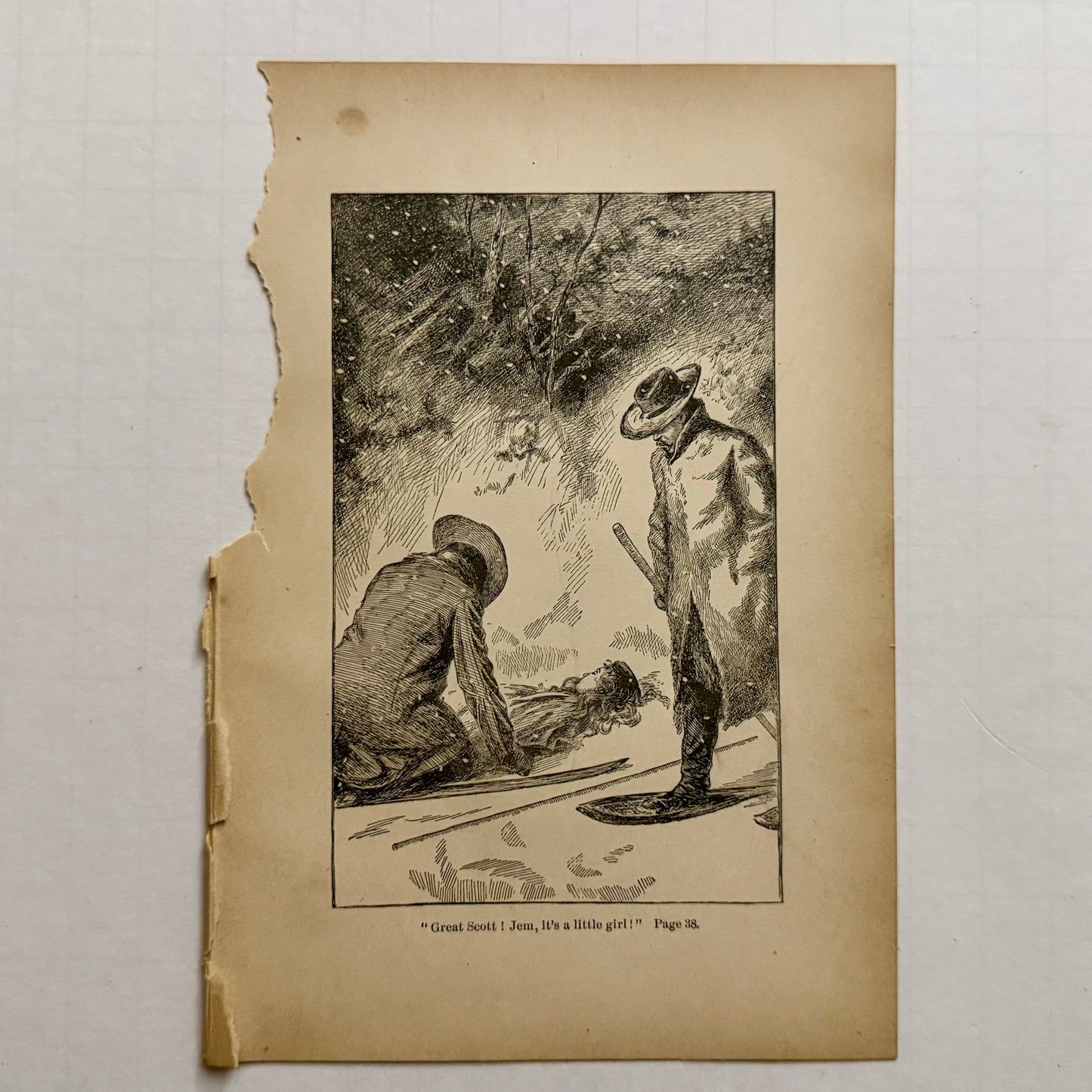 The Little Heroine of Poverty Flat — Elizabeth Maxwell Comfort (1895) Antique Illustrated Pages