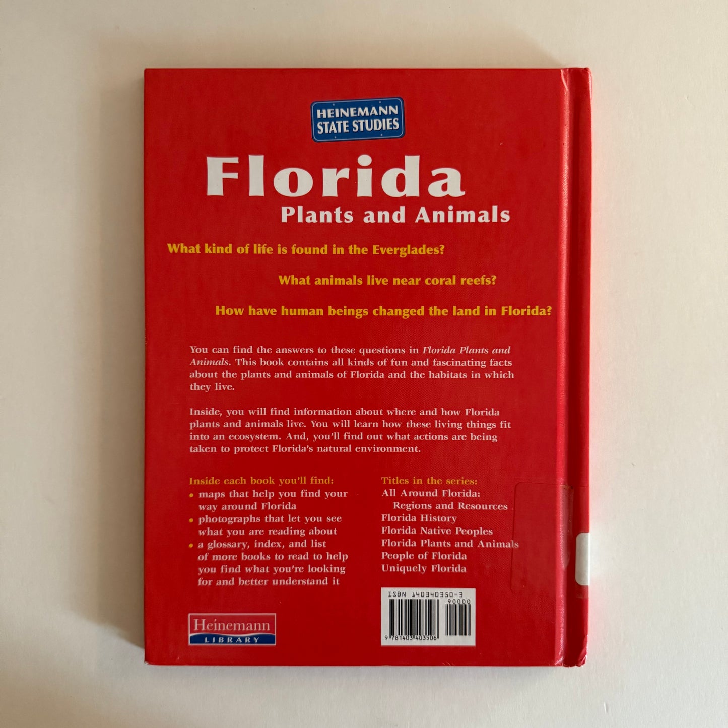 Florida Plants and Animals - Heinemann State Studies Series