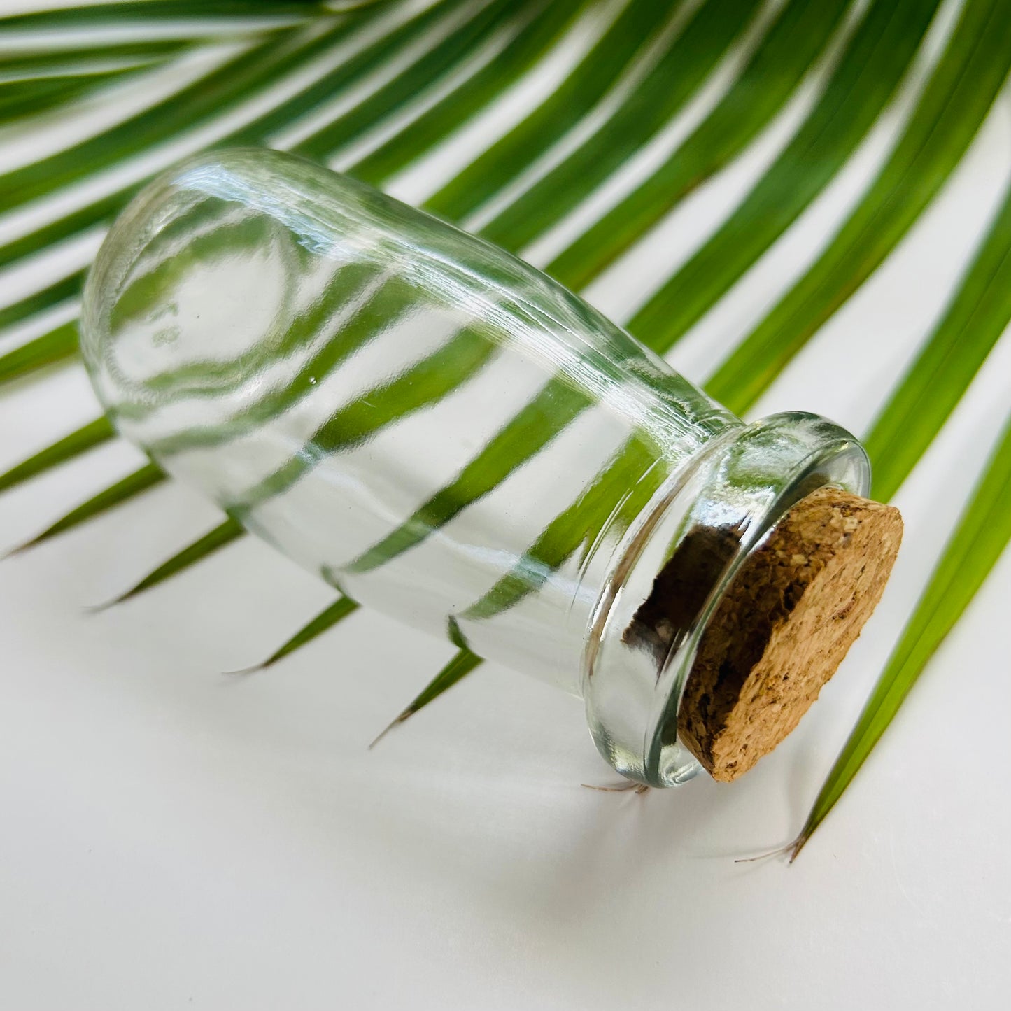 3 oz. Glass Spice Jar with Cork Lid