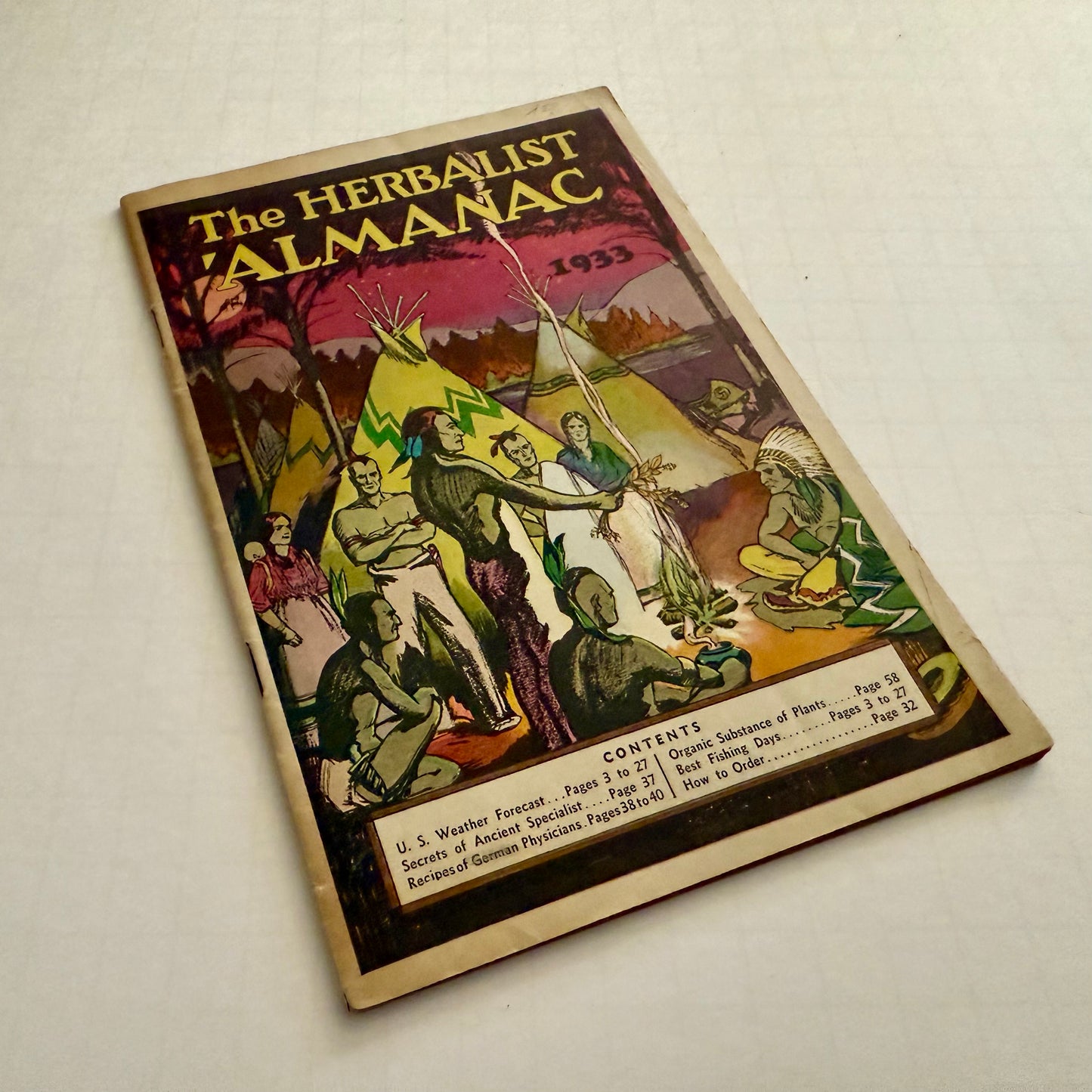 The Herbalist Almanac - 1933 Edition