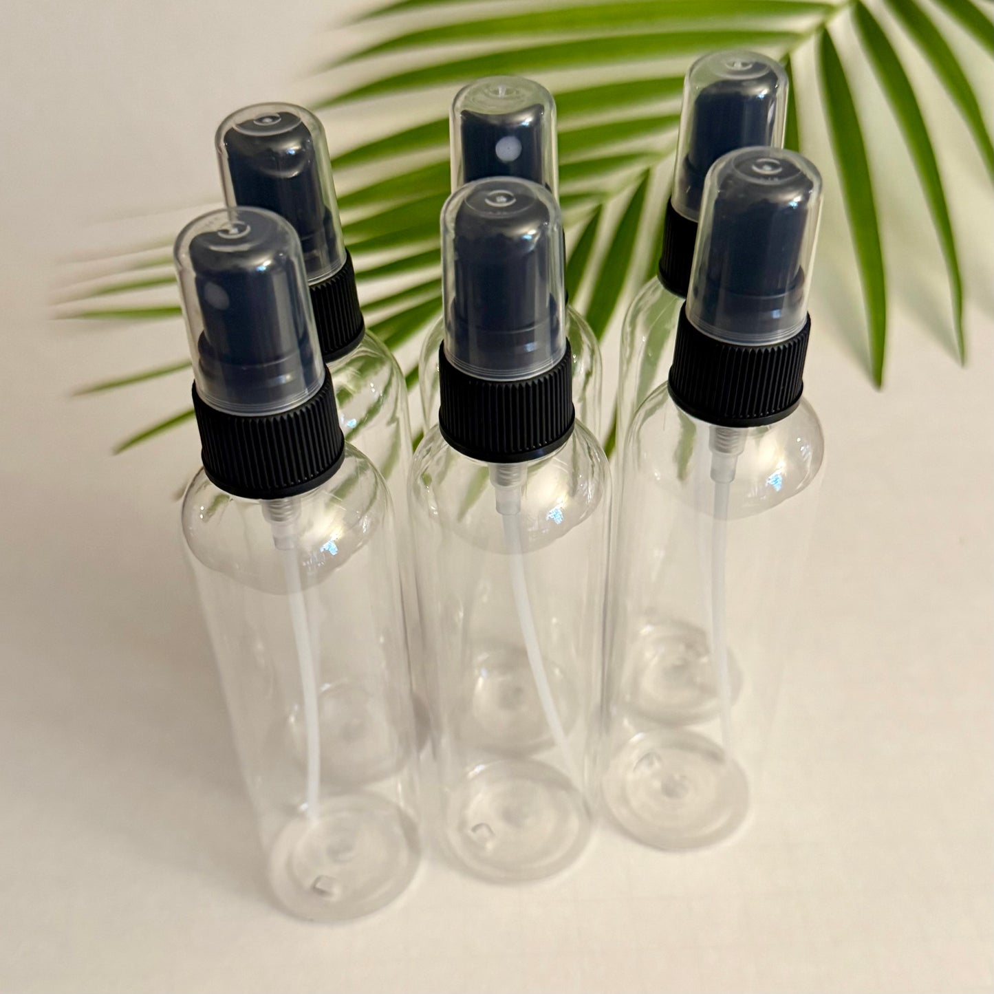 4 oz Clear Plastic Bottle with Fine Mist Sprayer Pump
