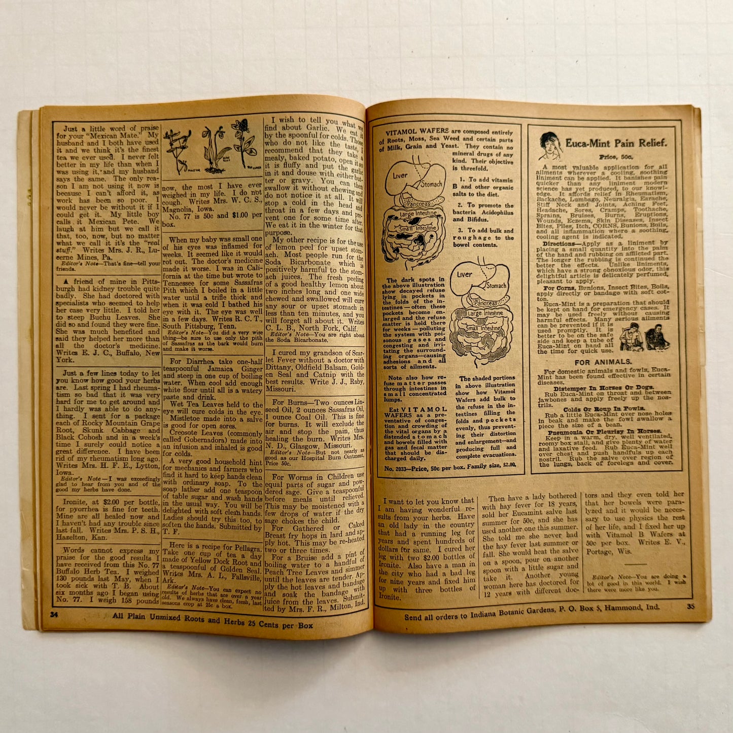 The Herbalist Almanac - 1933 Edition