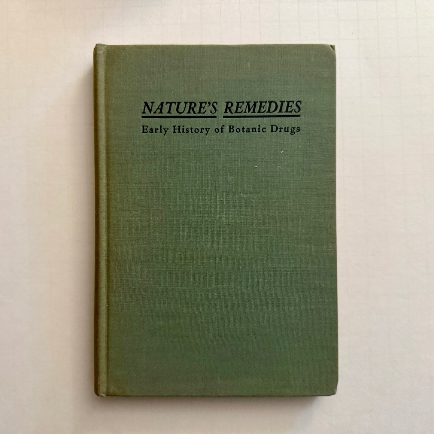 Natures Remedies, 1934