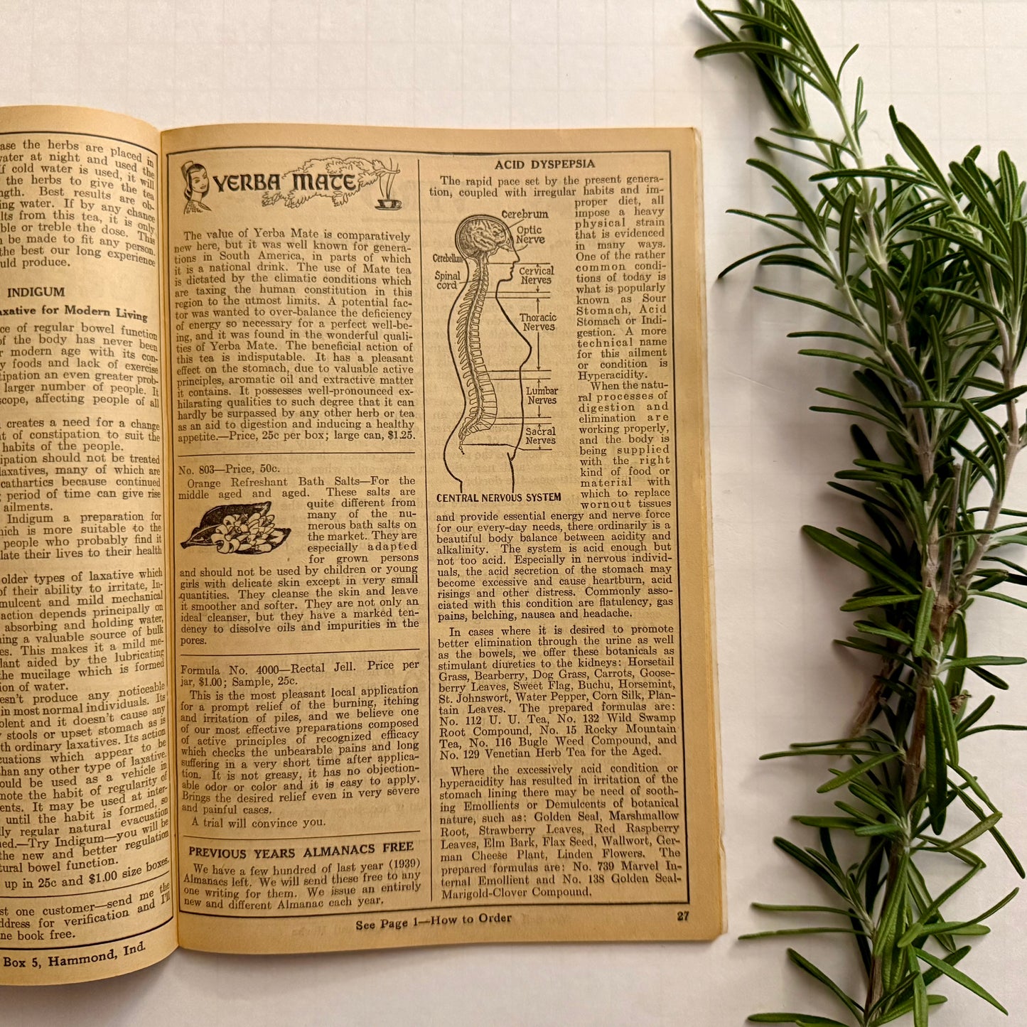 The Herbalist Almanac - 1940 Edition