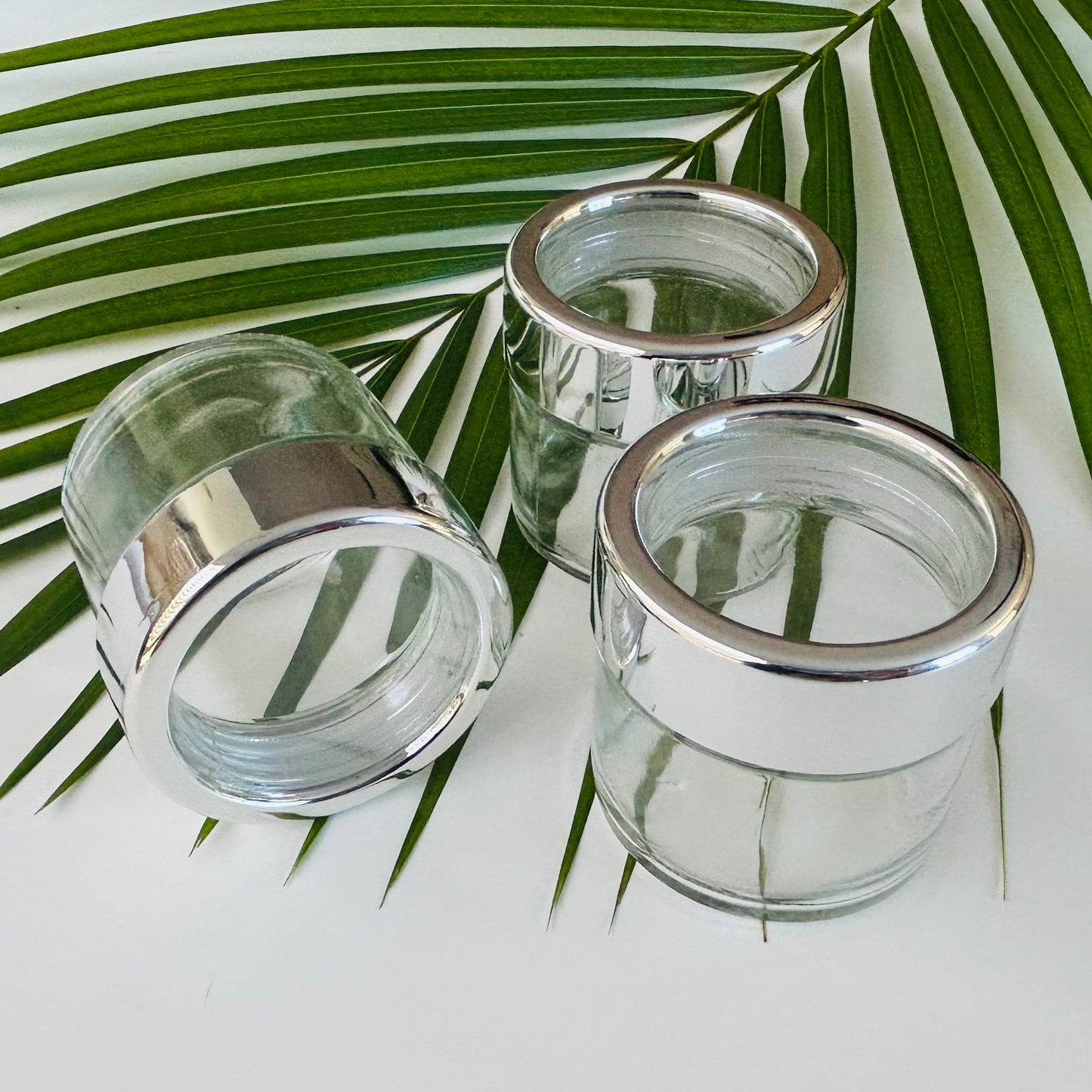 3 oz. Silver Window Lid Glass Jar