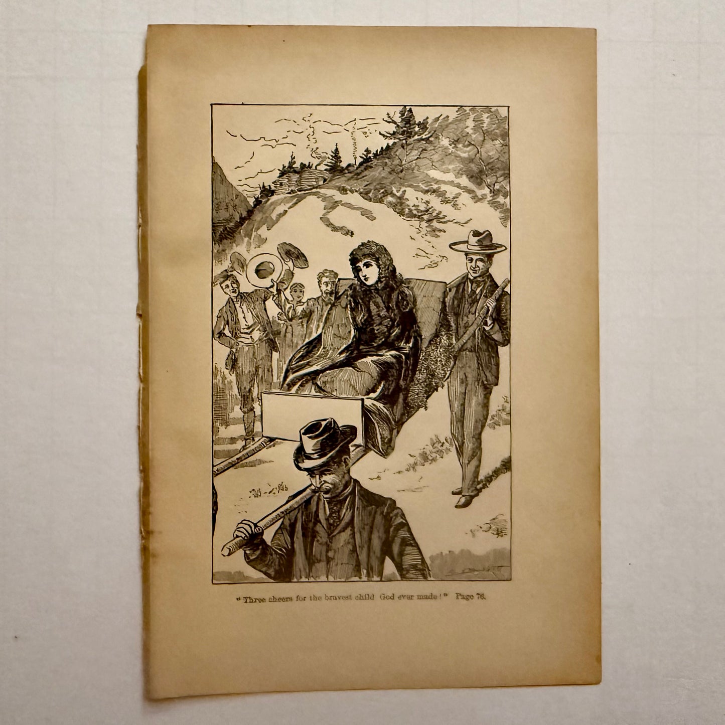 The Little Heroine of Poverty Flat — Elizabeth Maxwell Comfort (1895) Antique Illustrated Pages