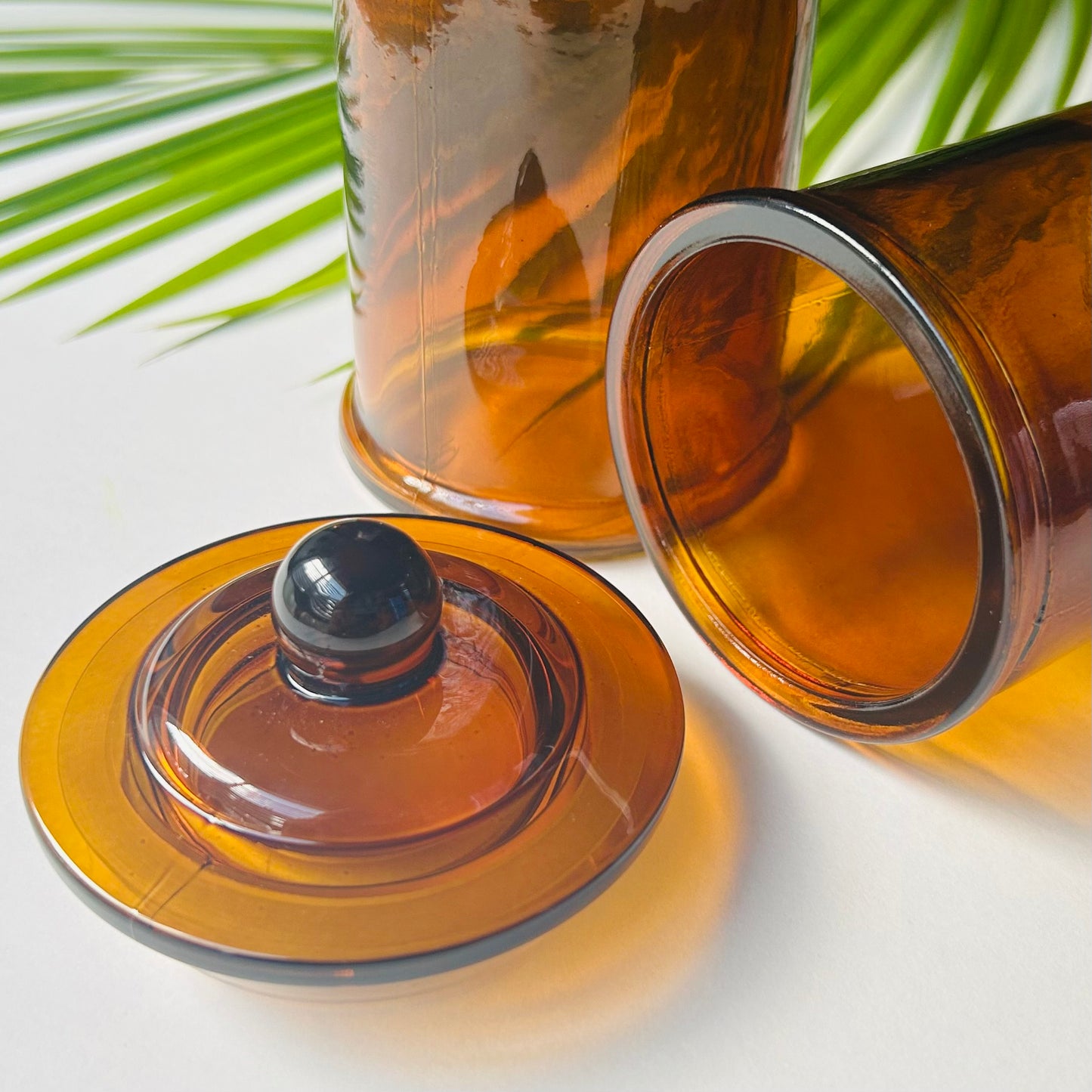 10 oz. Amber Glass Bell Jar