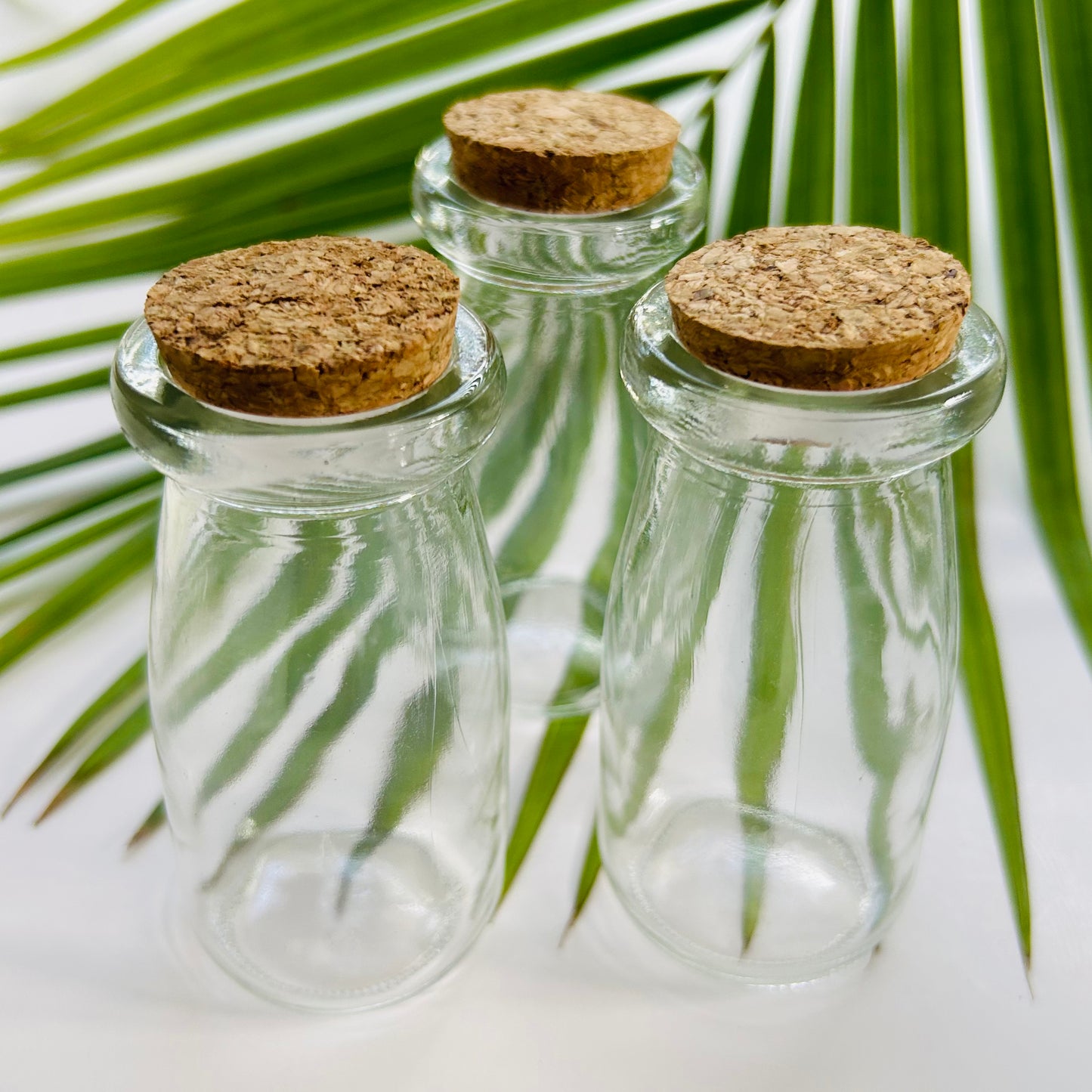 3 oz. Glass Spice Jar with Cork Lid