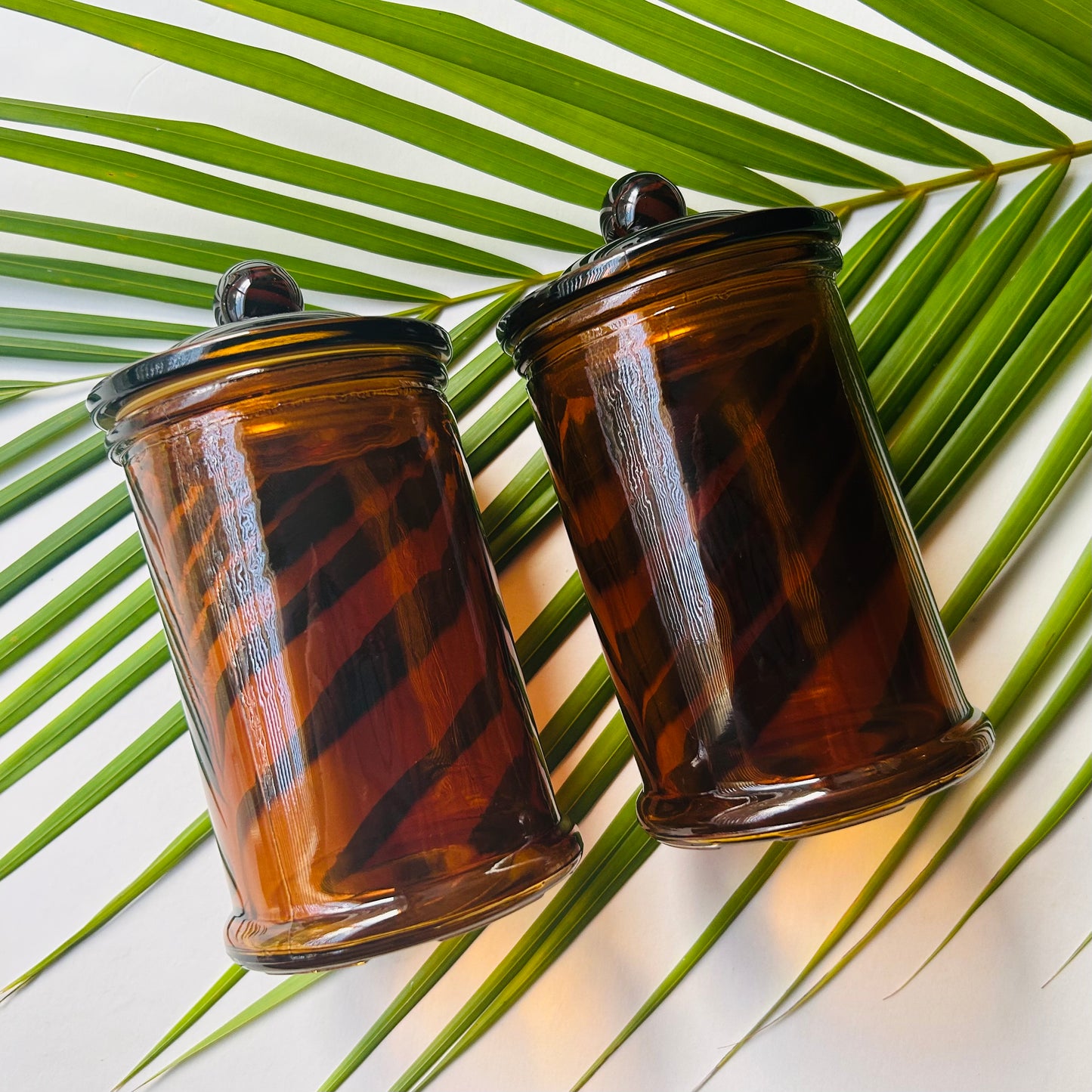 10 oz. Amber Glass Bell Jar