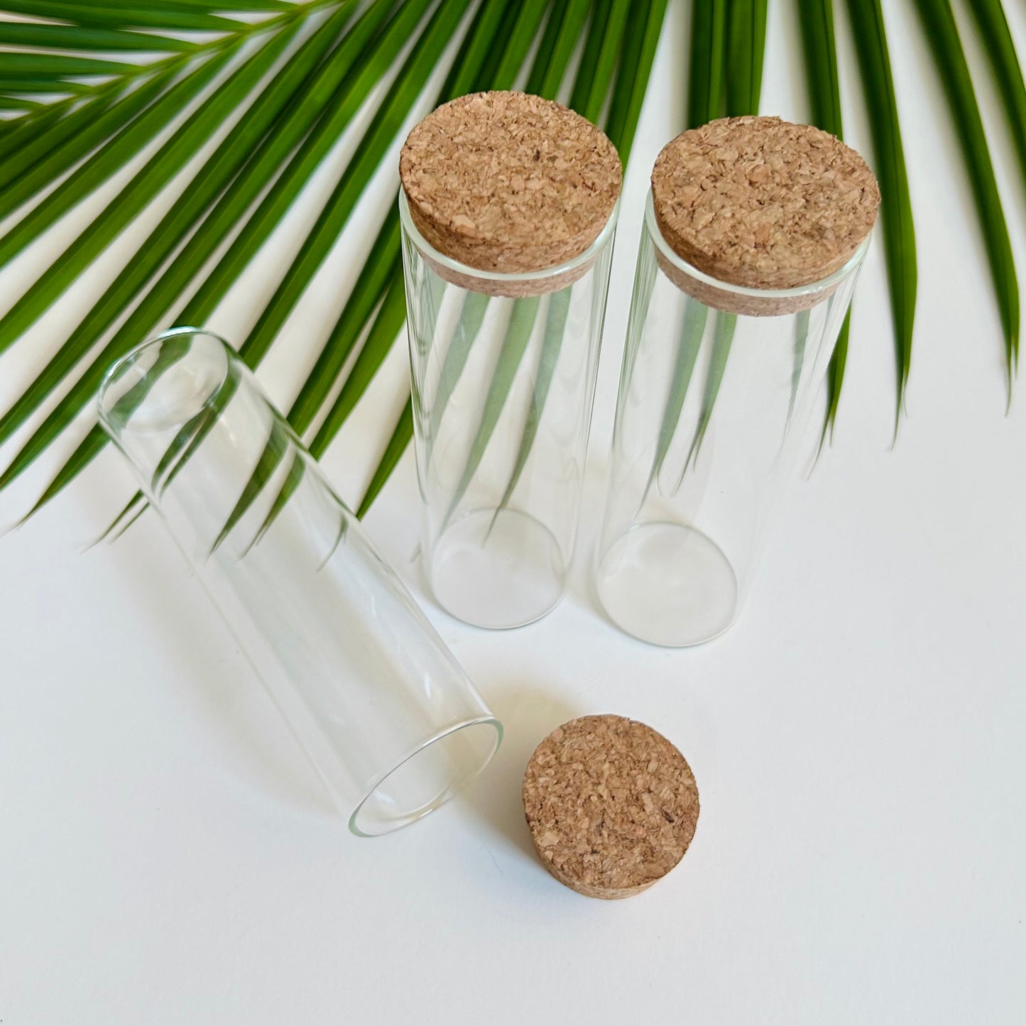 4 oz. Cylinder Glass Jar with cork