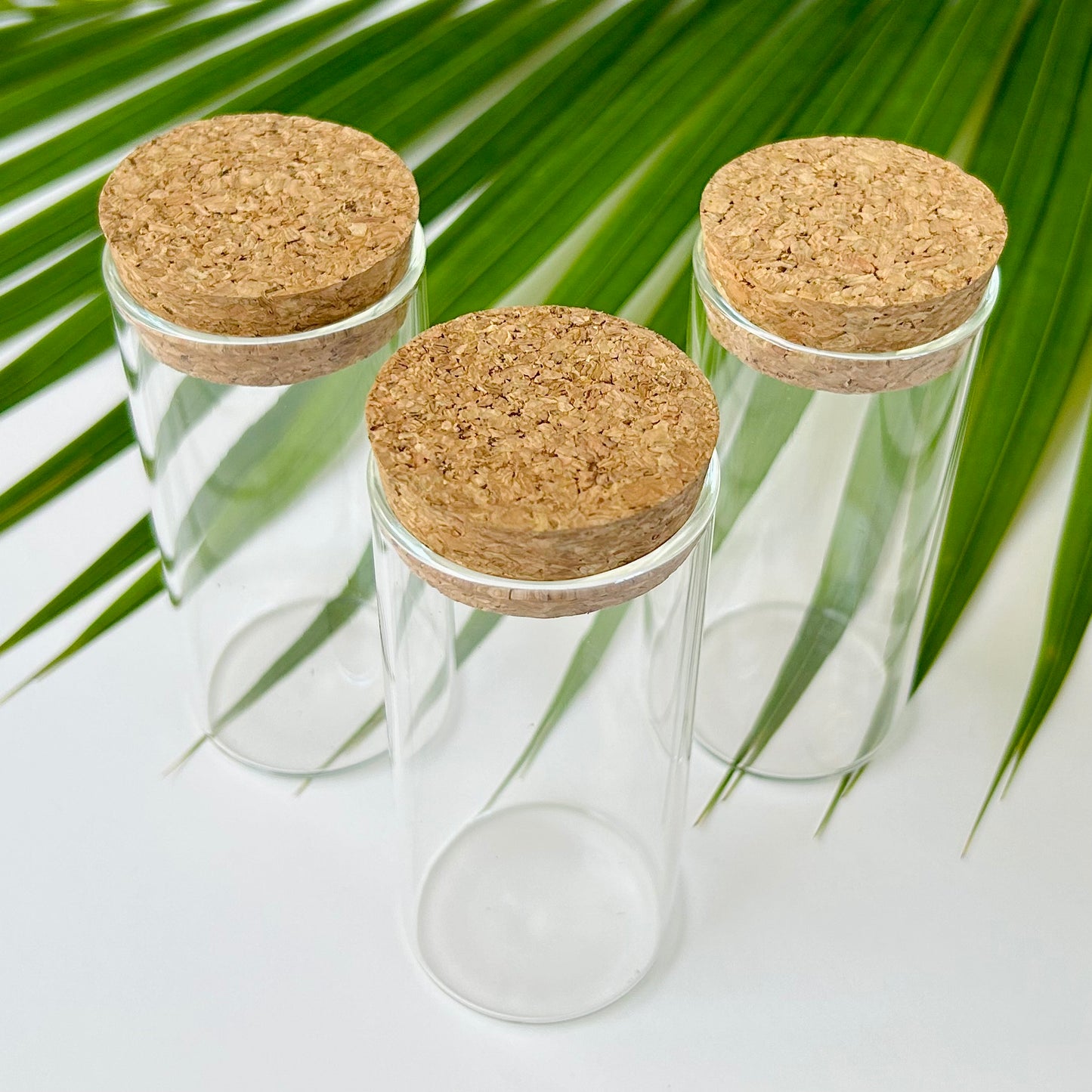3 oz. Cylinder Glass Jar with cork