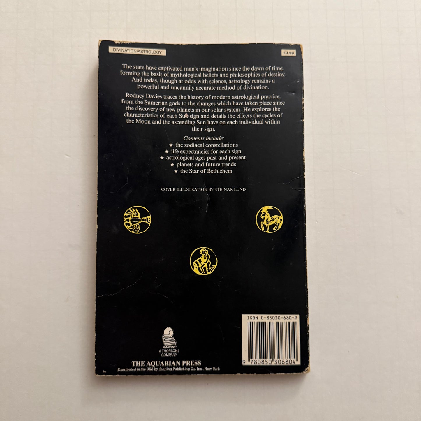 Fortune-Telling by Astrology — The History and Practice of Divination by the Stars by Rodney Davies (Vintage Occult Paperback)