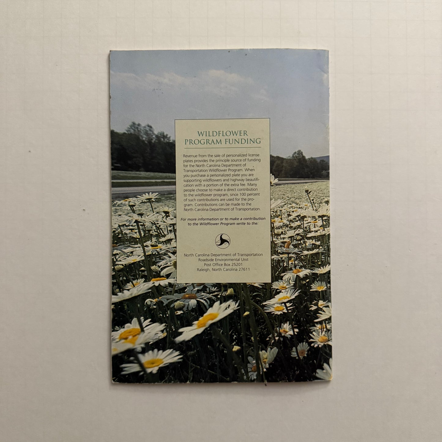 Wildflowers on North Carolina Roadsides – Official NCDOT Guidebook (Roadside Environmental Unit)