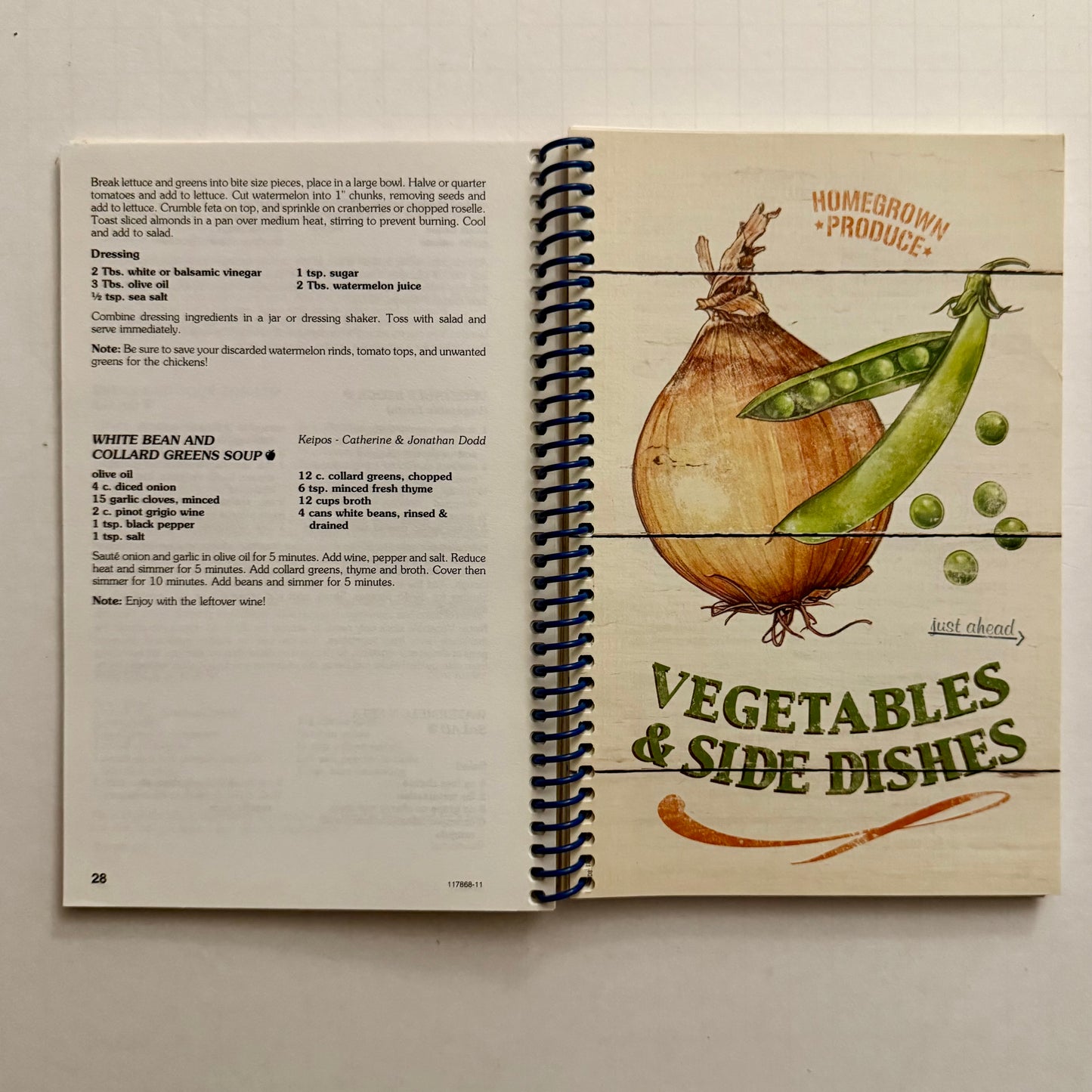 Recipes from Florida’s Farms, Fields & Forests – Spiral-Bound Local Cookbook (Green Marketplace)
