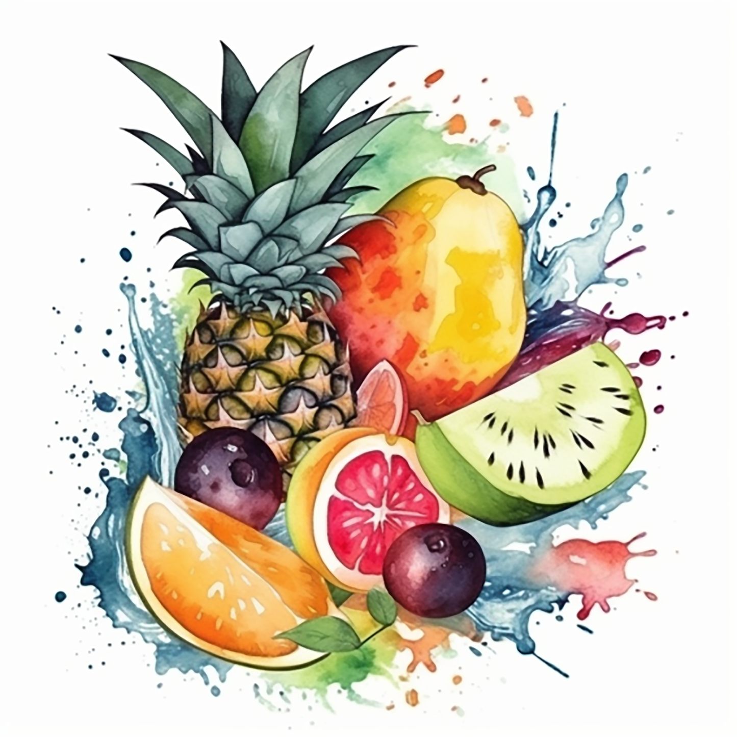 Fruit Splash Short-Sleeve Unisex T-Shirt