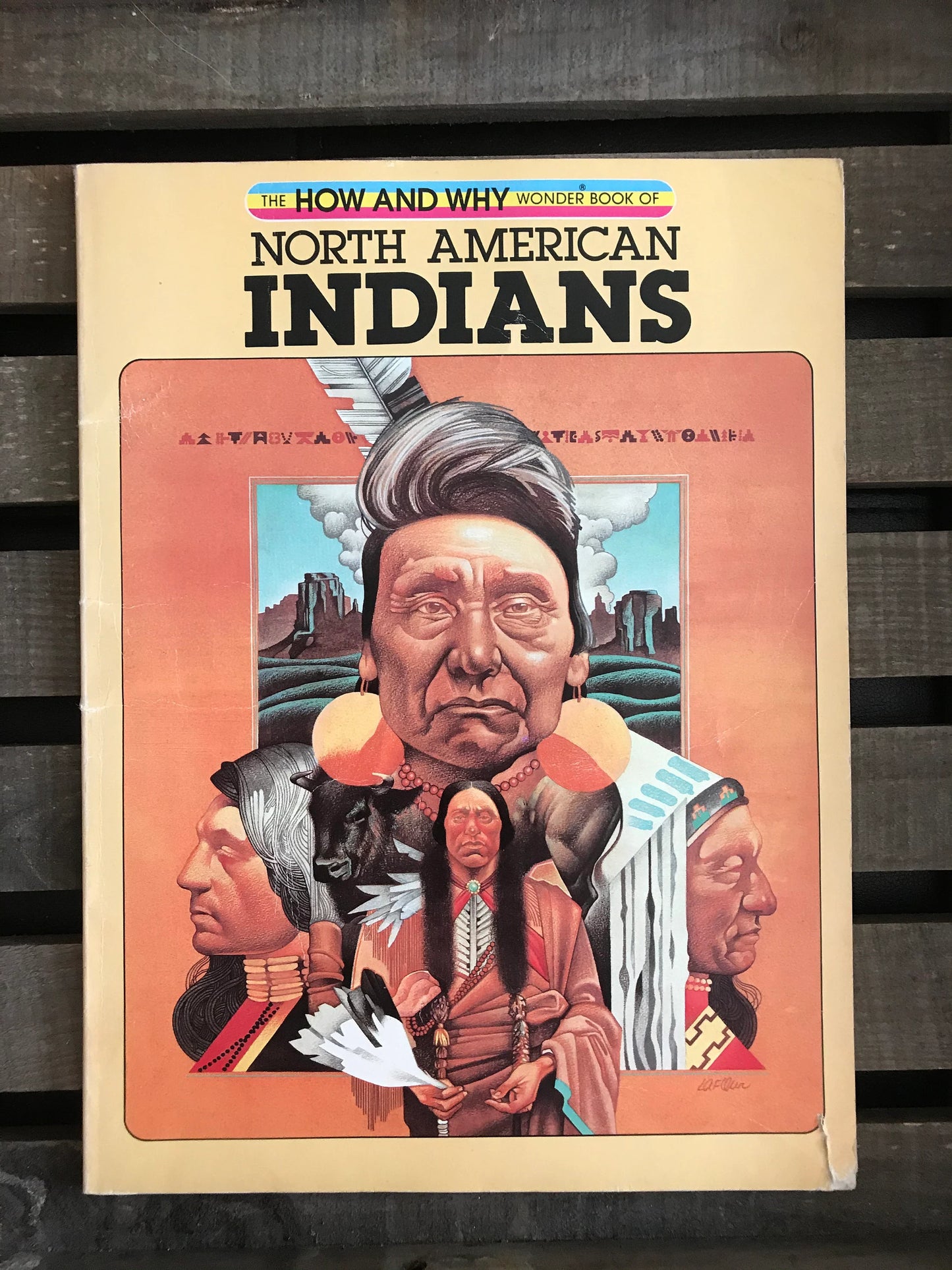 North American Indians - The How and Why Wonder Book (used)