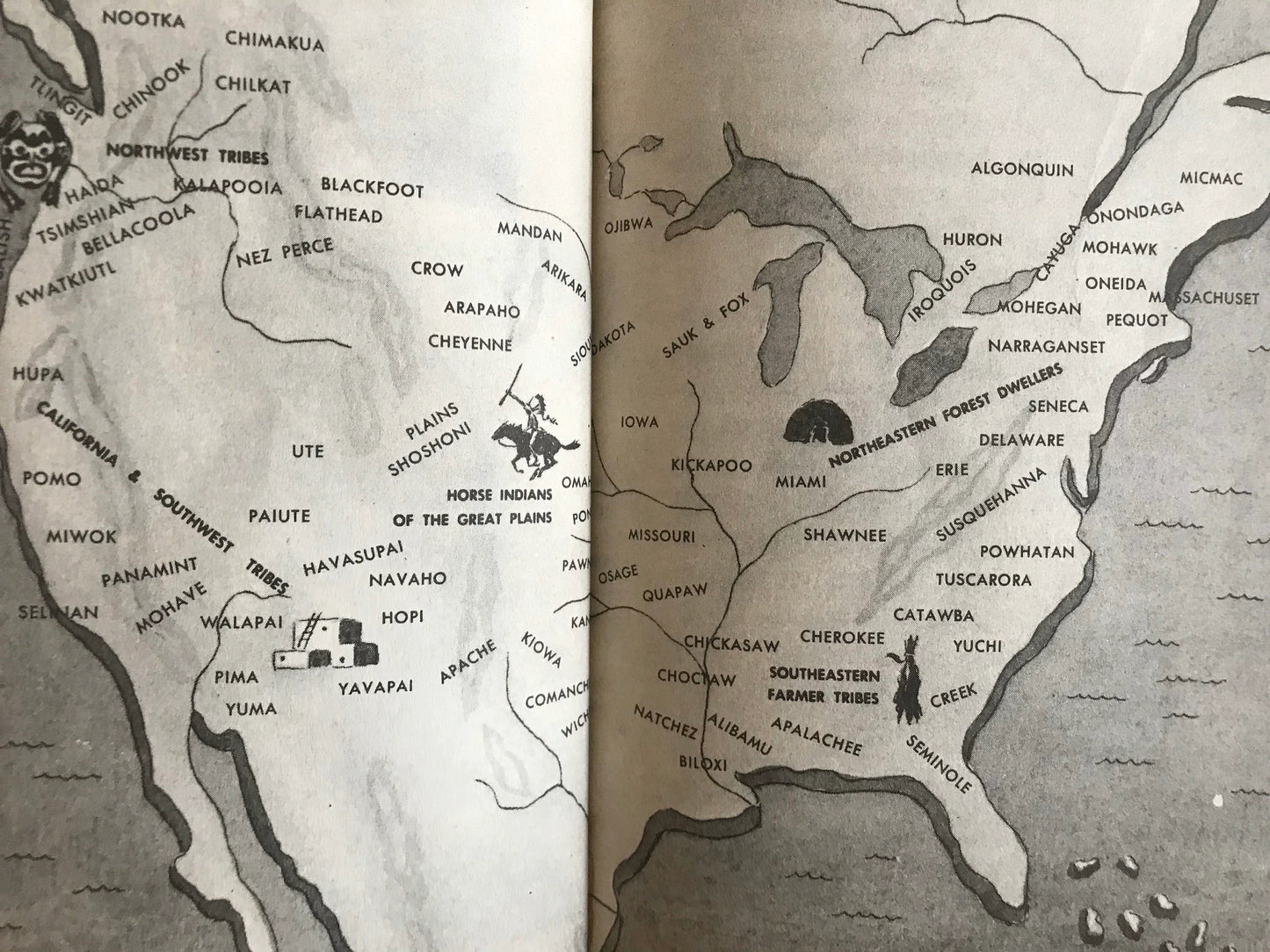 North American Indians - The How and Why Wonder Book (used)
