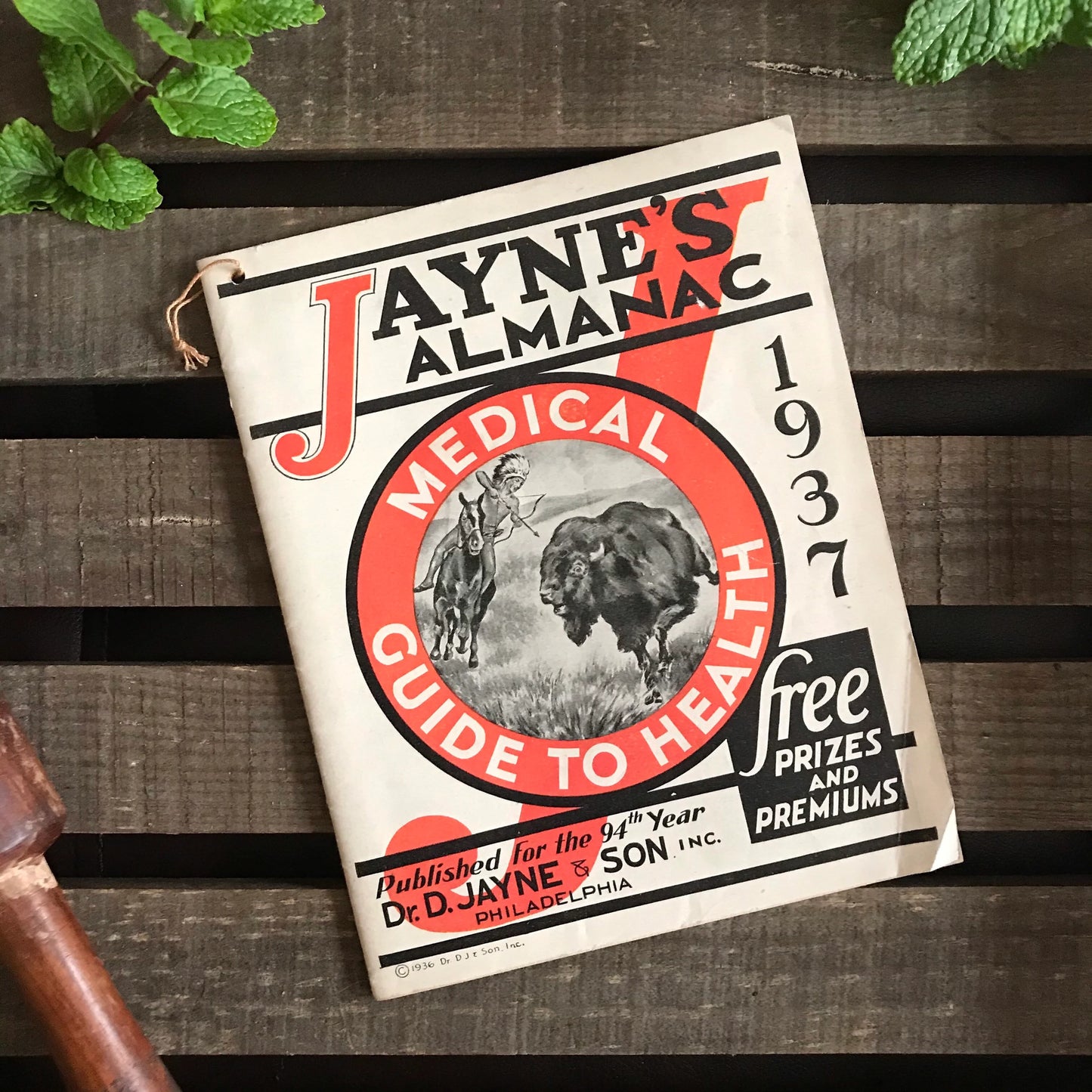 Jaynes Almanac 1937 / Medical Guide to Health