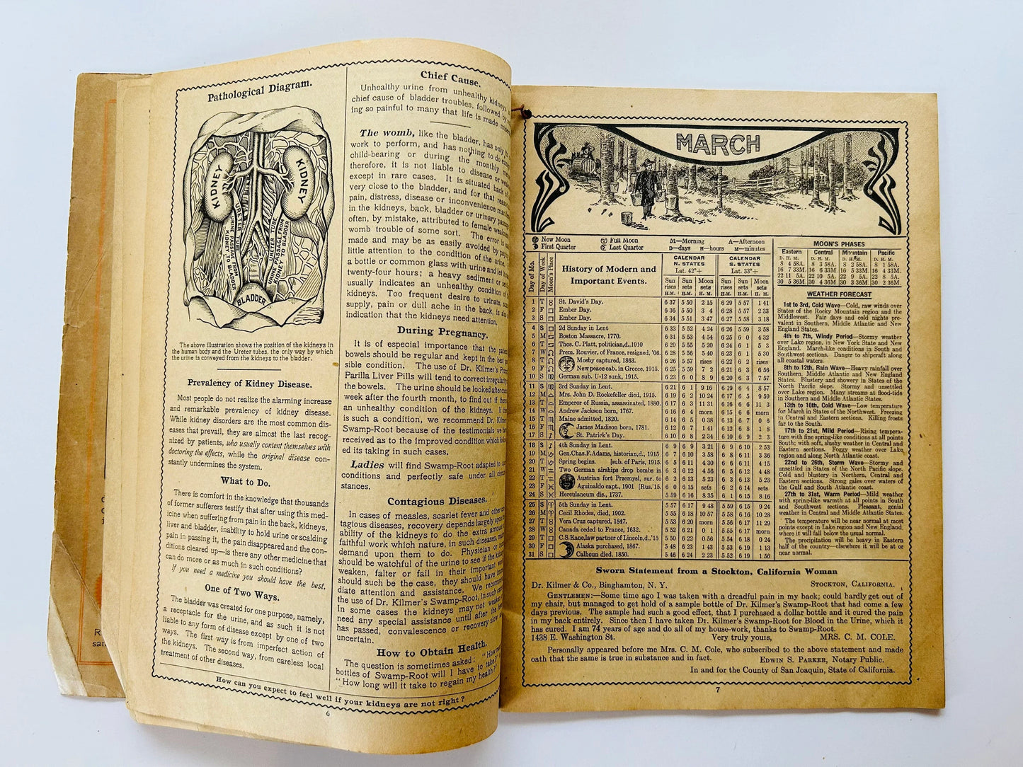 Swamp Root Almanac 1917 (antique)