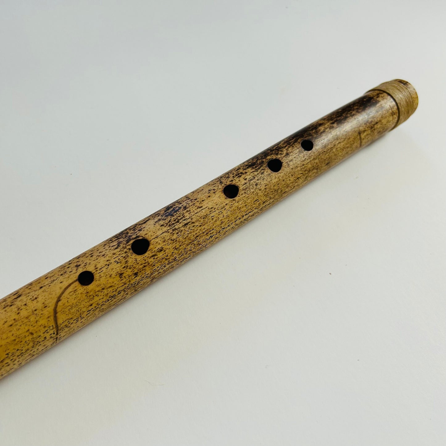 Native American style bamboo flute in the key of A
