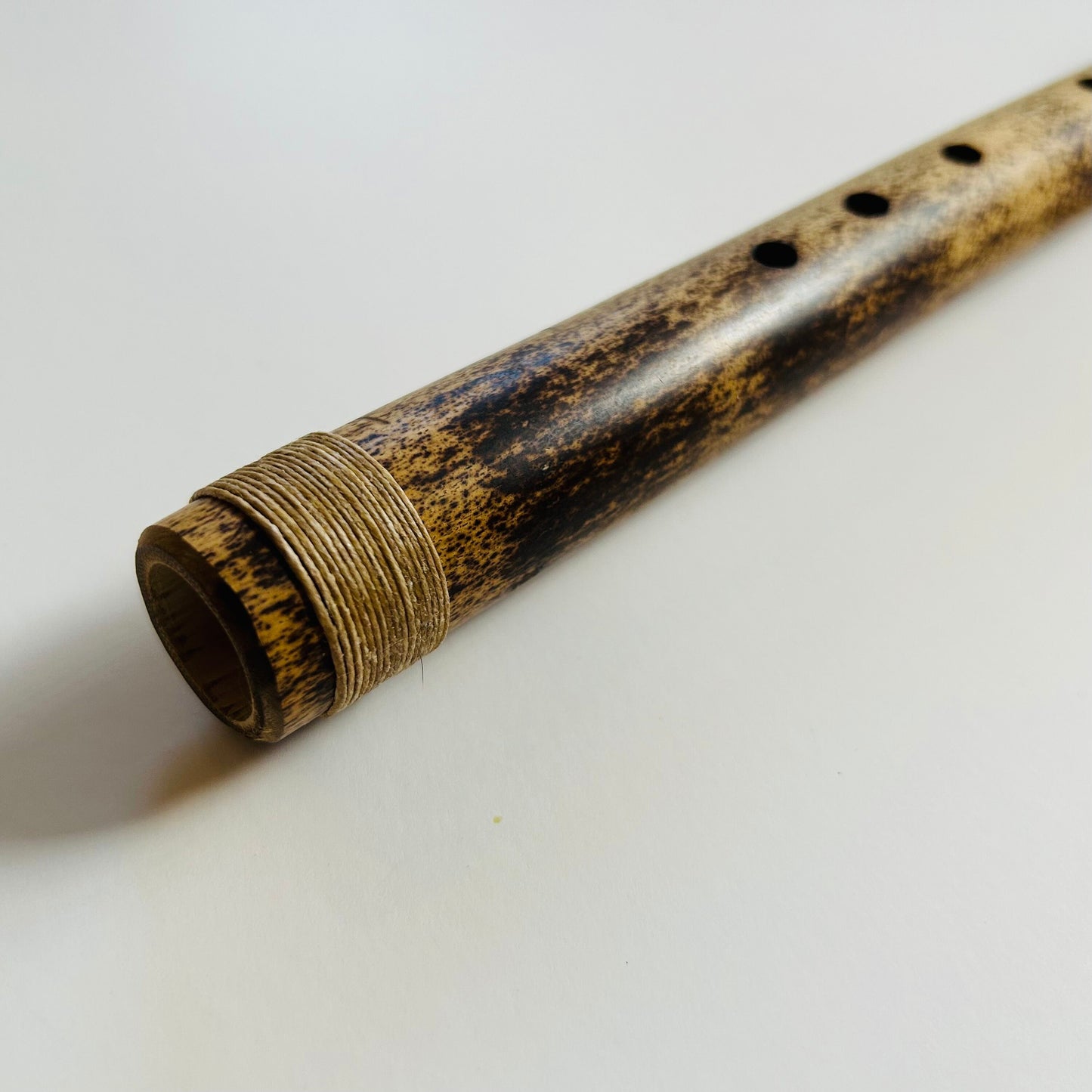 Native American style bamboo flute in the key of A
