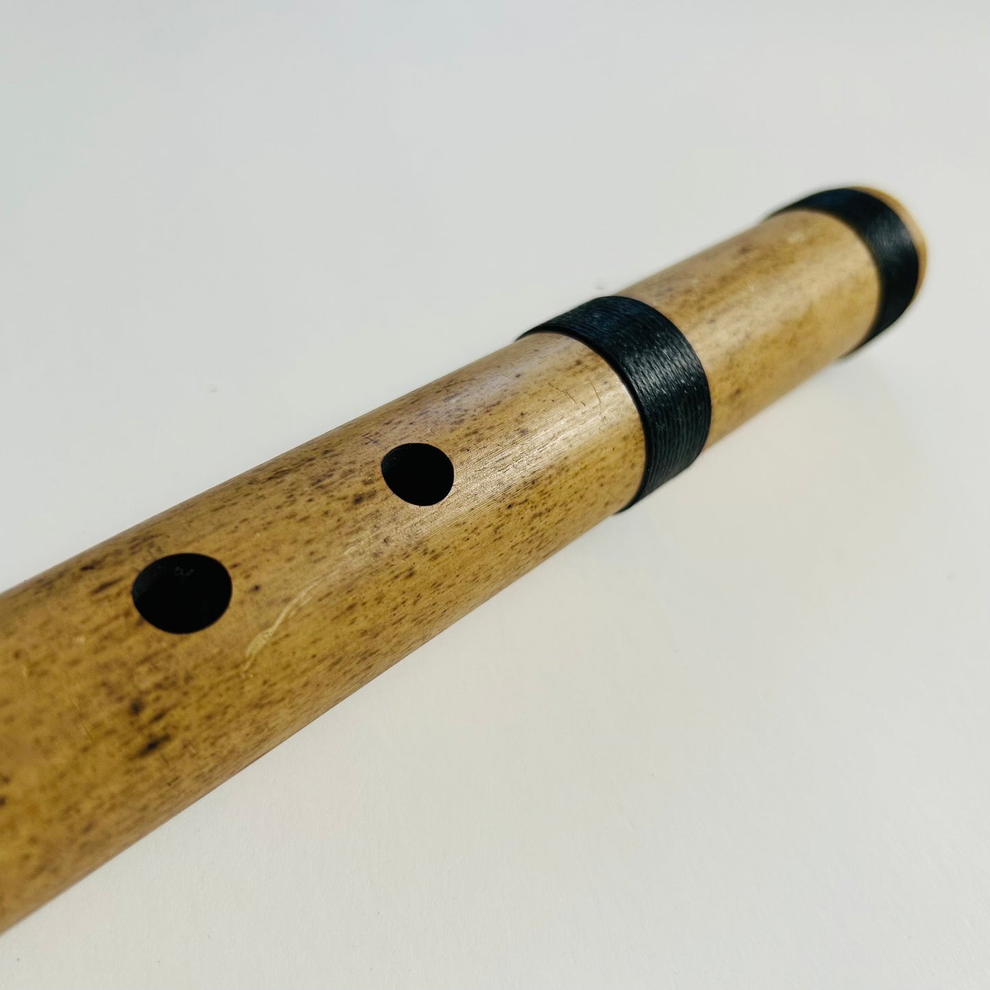 Native American style bamboo flute in the key of F