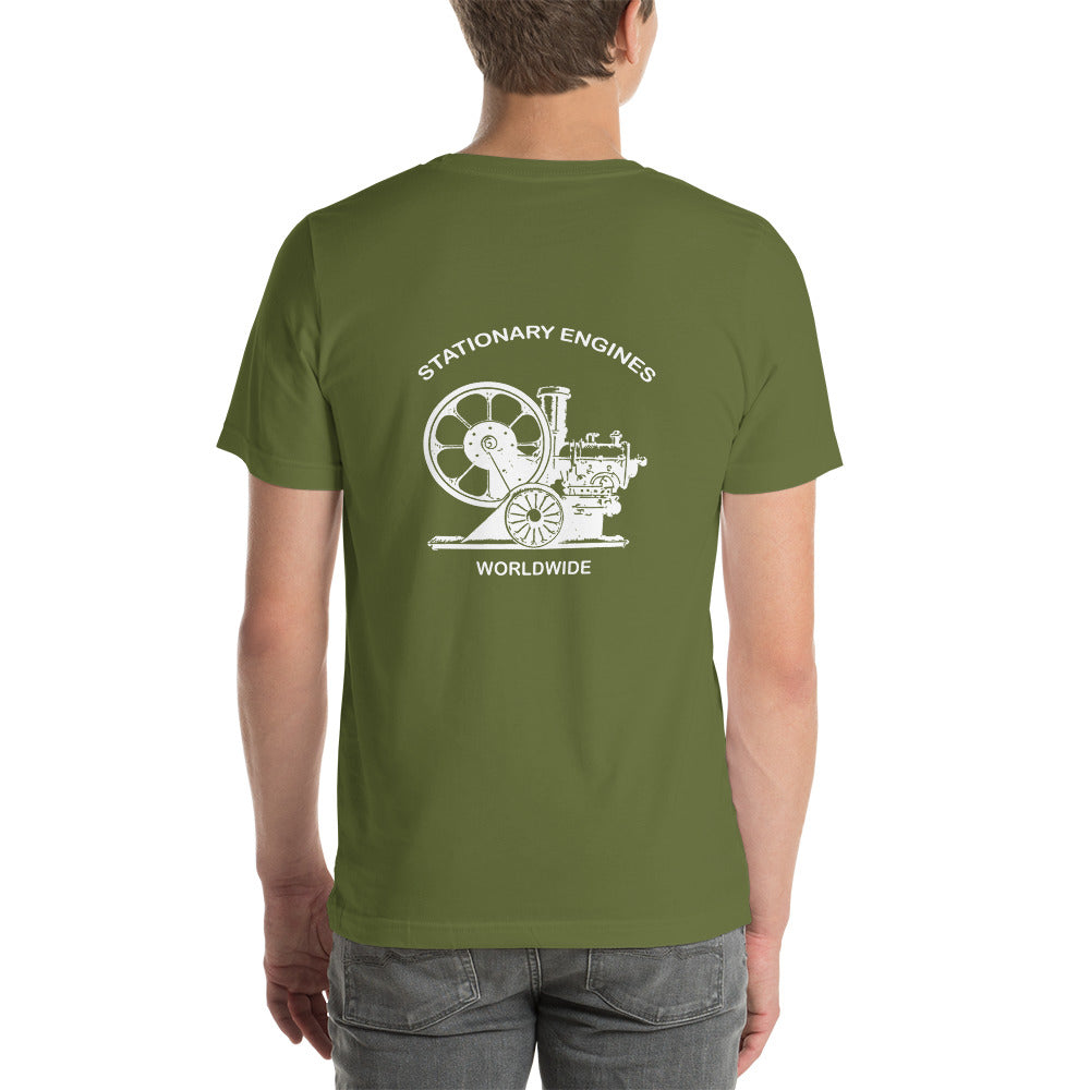 Stationary Engines Worldwide Unisex T-Shirt (no logo on front)