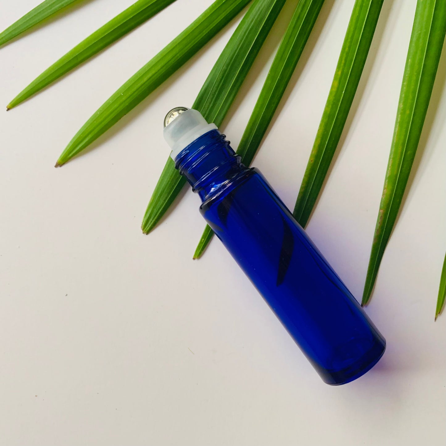 Glass Roll On Bottle, Cobalt Blue