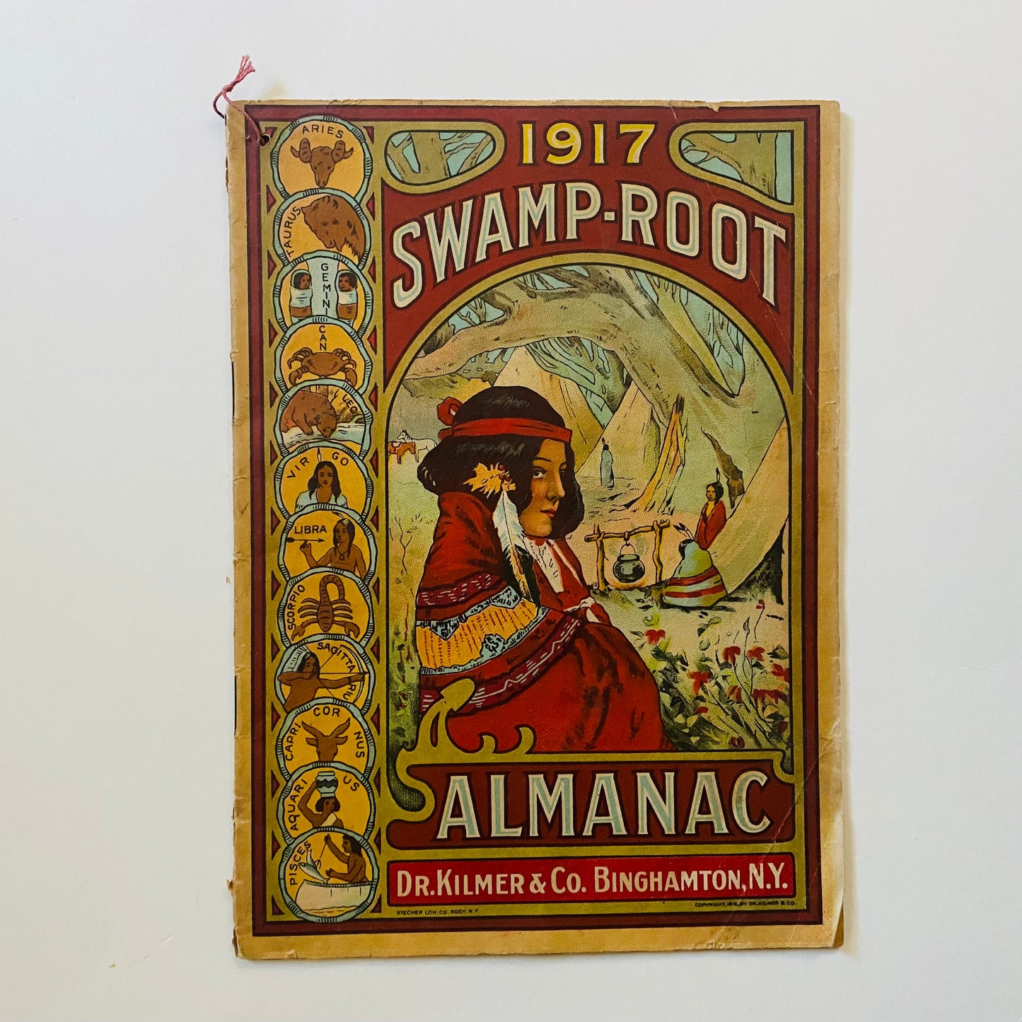 Rare 1917 Swamp Root Almanac