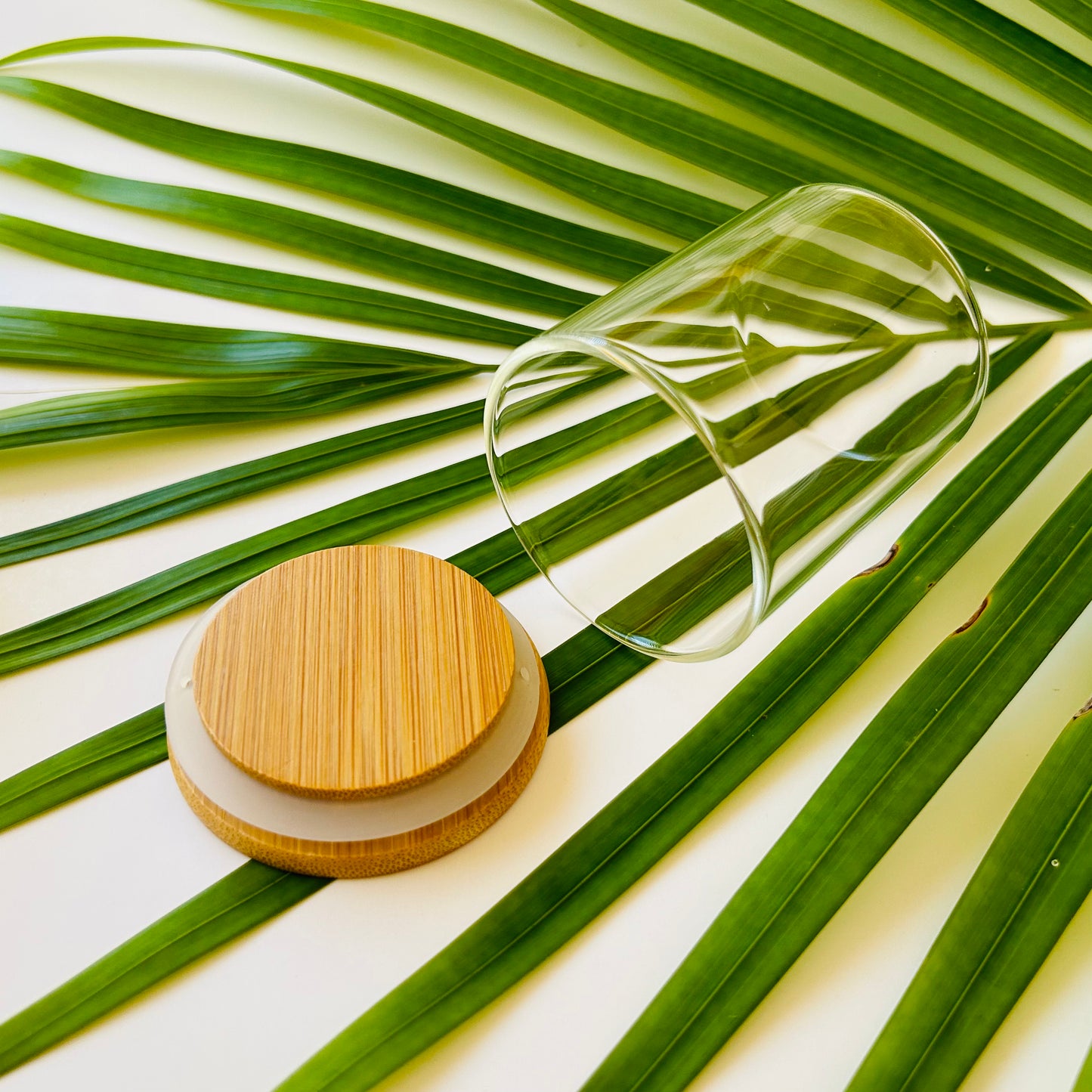 4 oz. Glass Spice Jar with Bamboo Lid