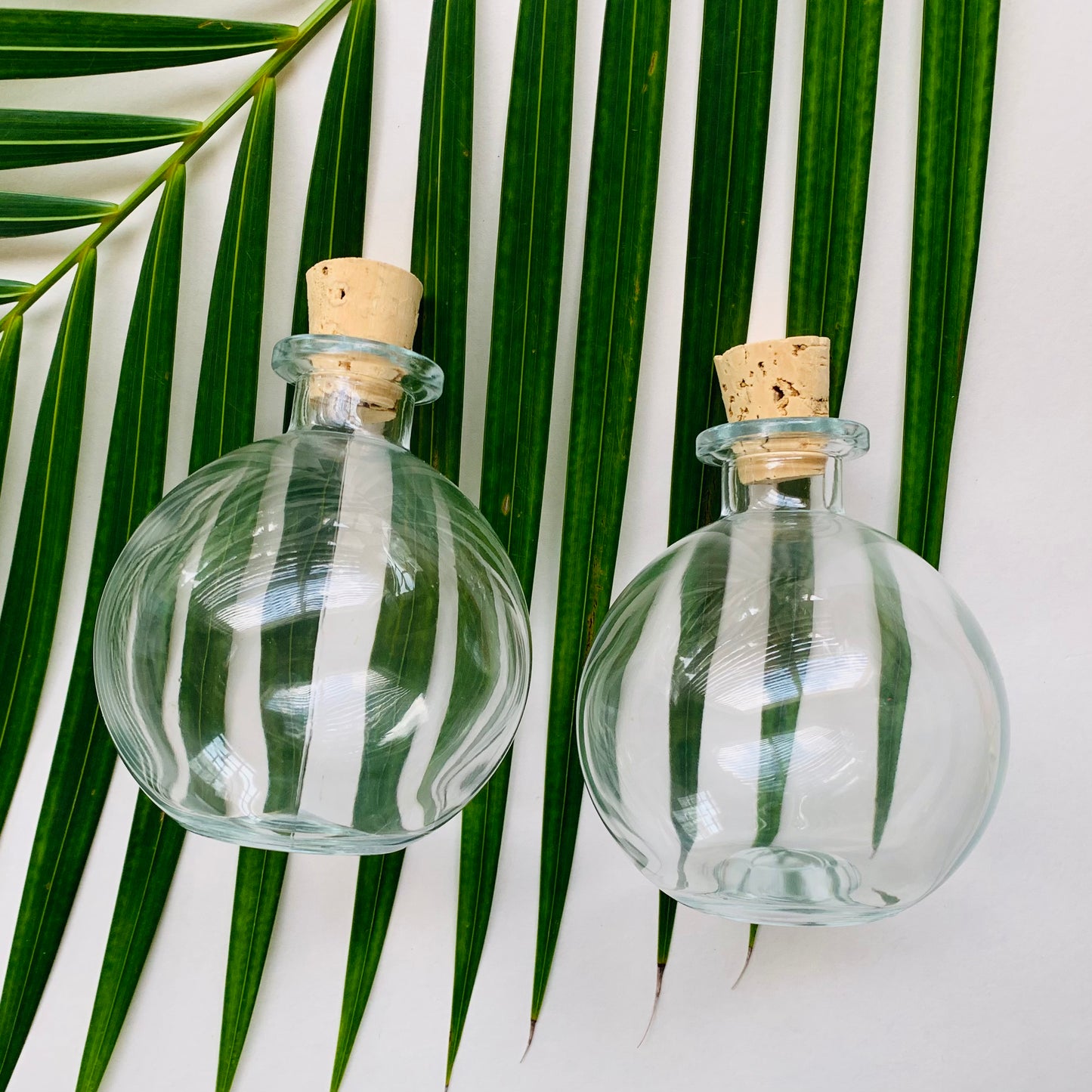 Spherical Glass Potion Bottles with Cork
