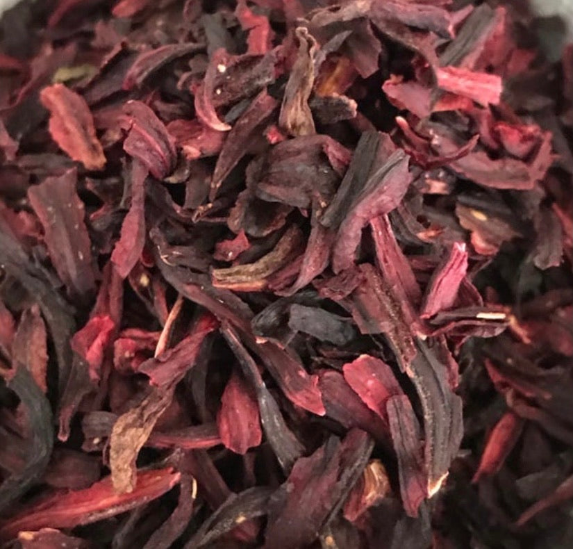 Hibiscus Flowers, Dried, Organic, 2 oz Bag