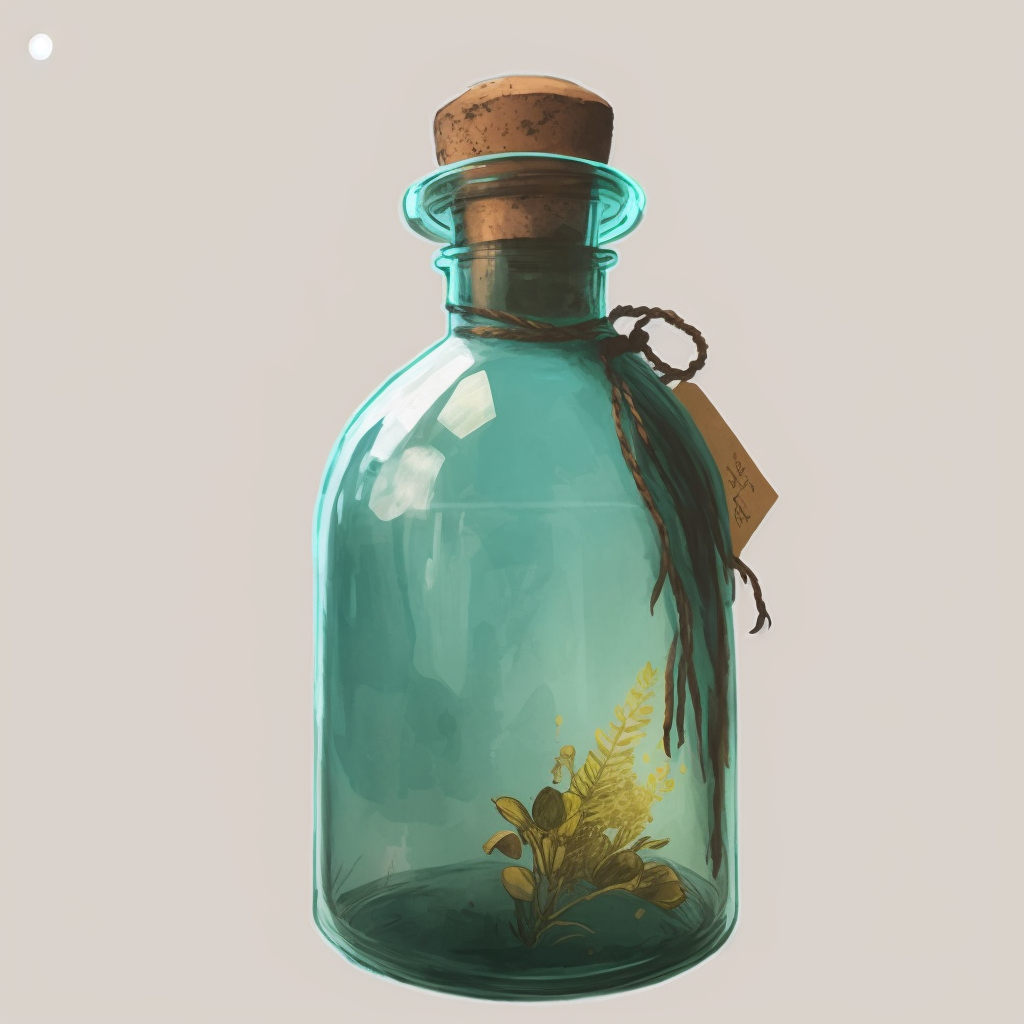 8 oz. Aqua Blue Apothecary Bottle