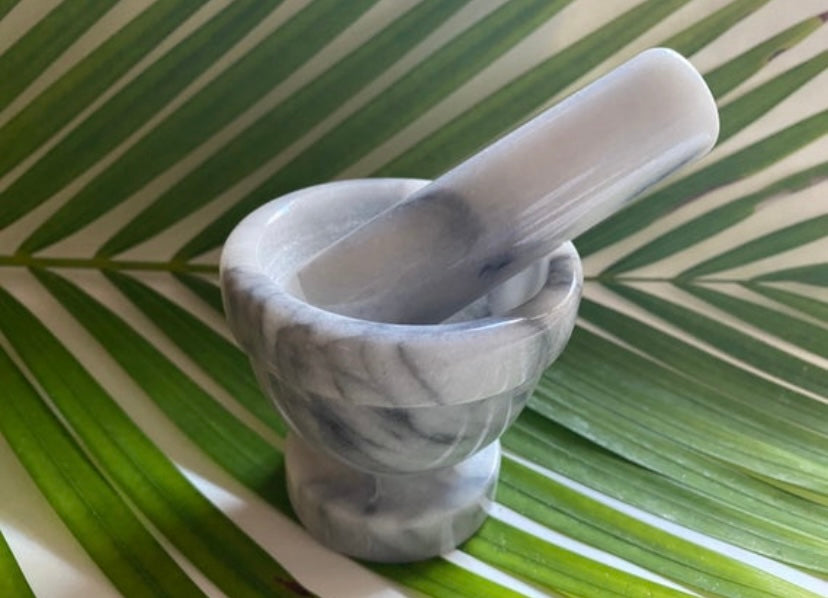 Marble Mortar & Pestle