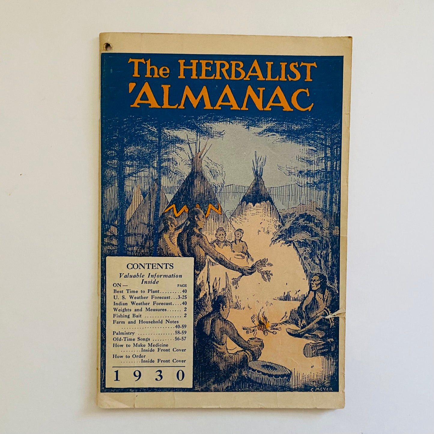 The Herbalist Almanac 1930
