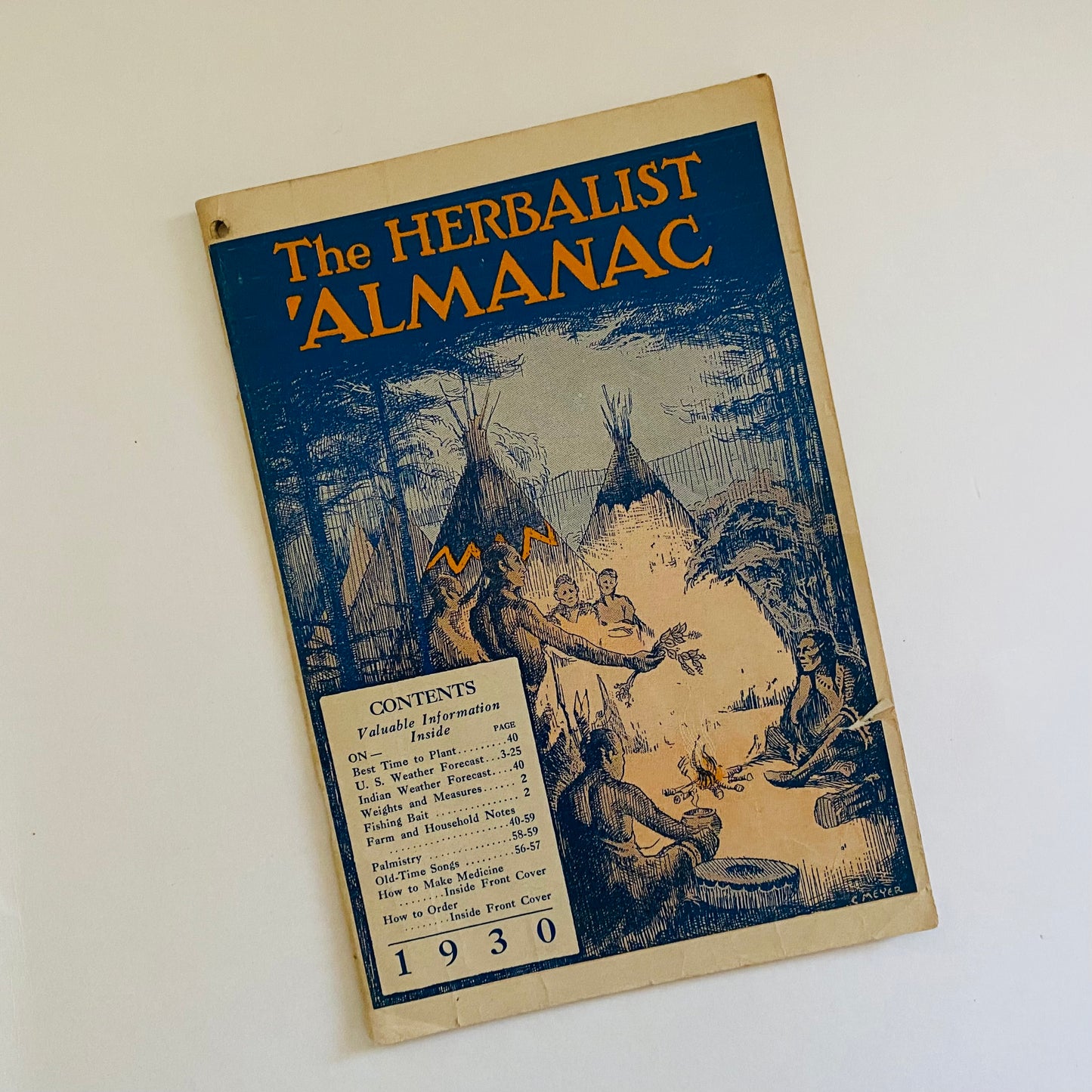 The Herbalist Almanac 1930