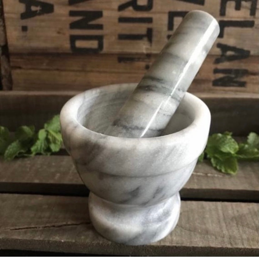 Marble Mortar & Pestle