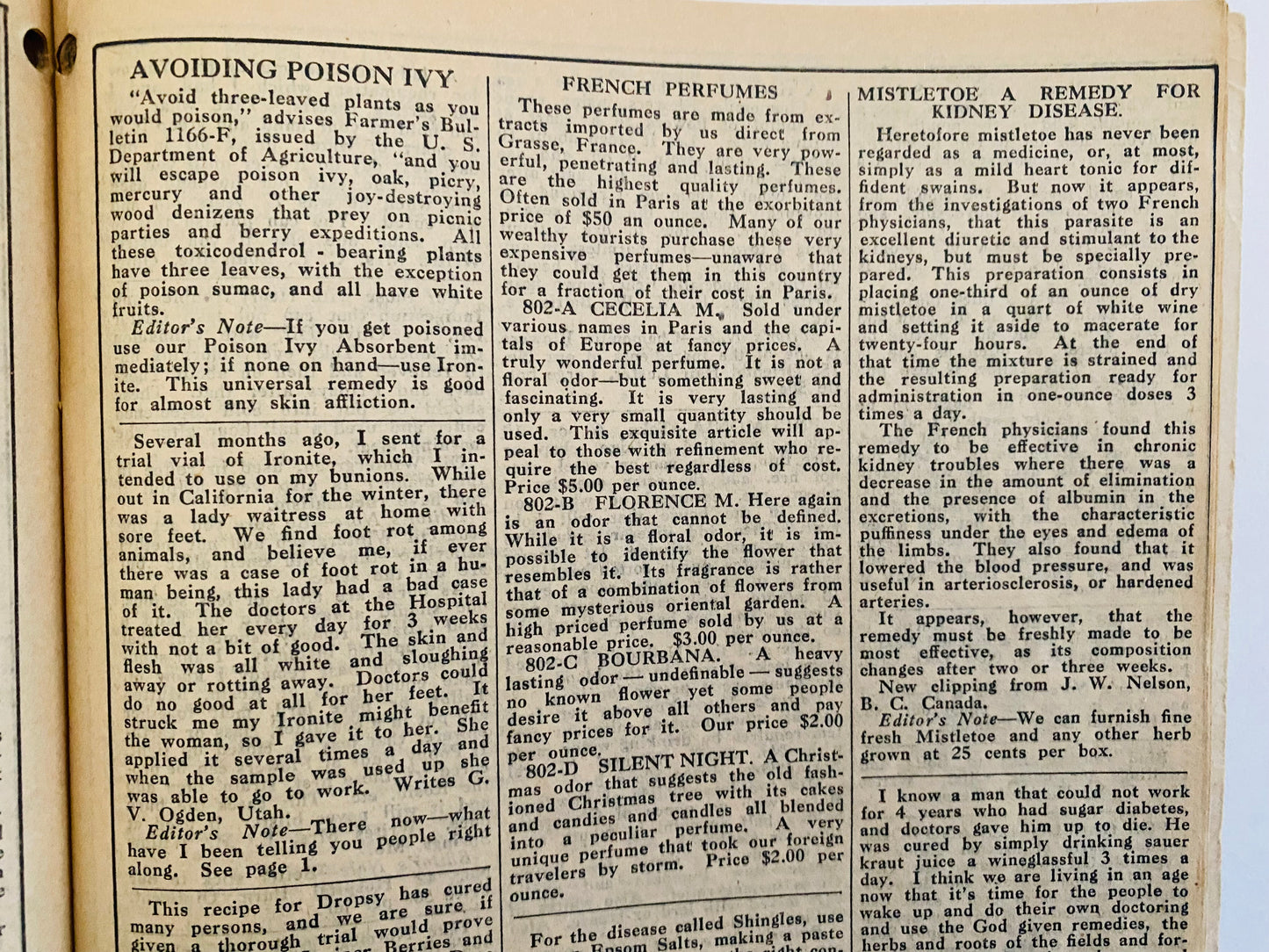 The Herbalist Almanac 1930