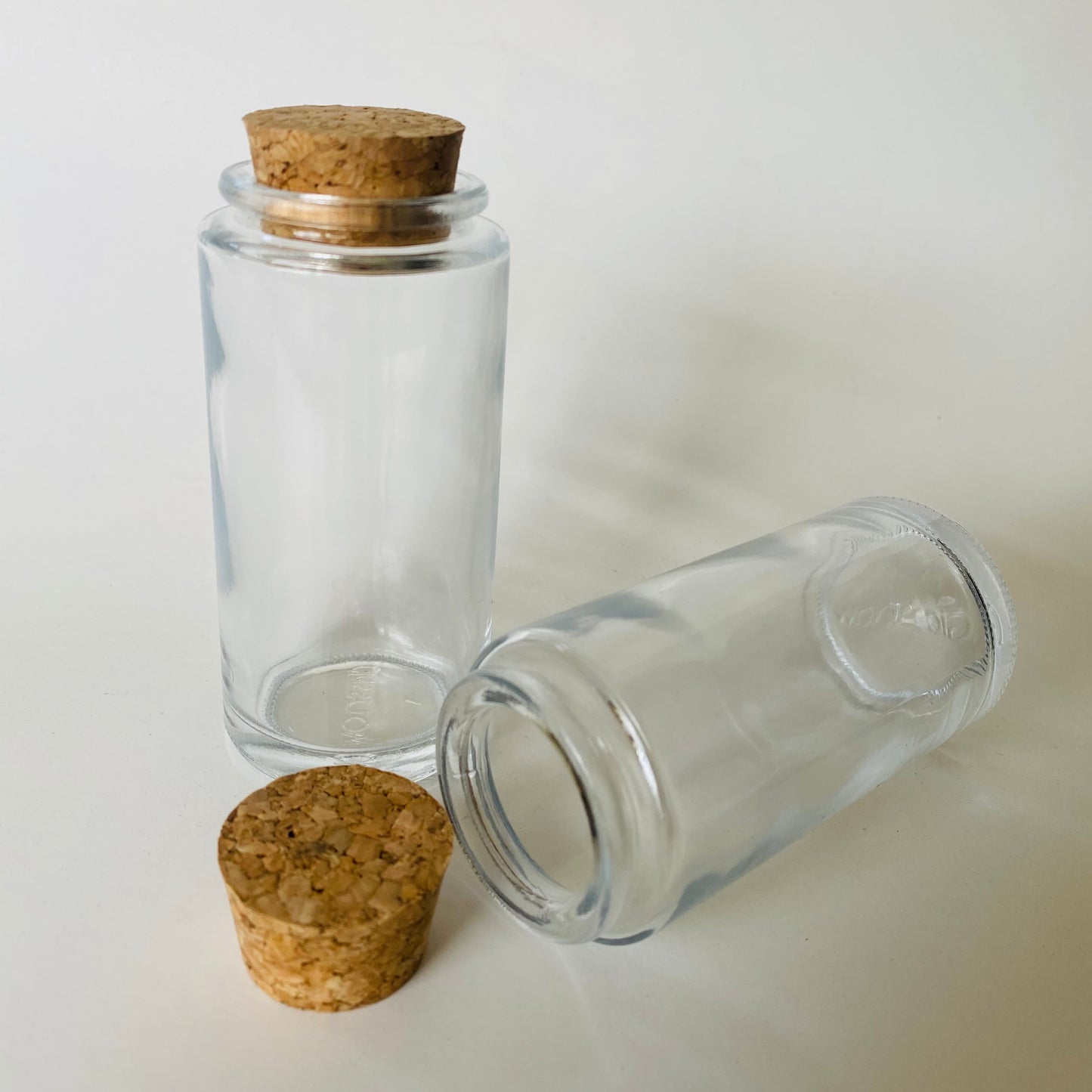 3.4 oz Round Spice Jar with Cork