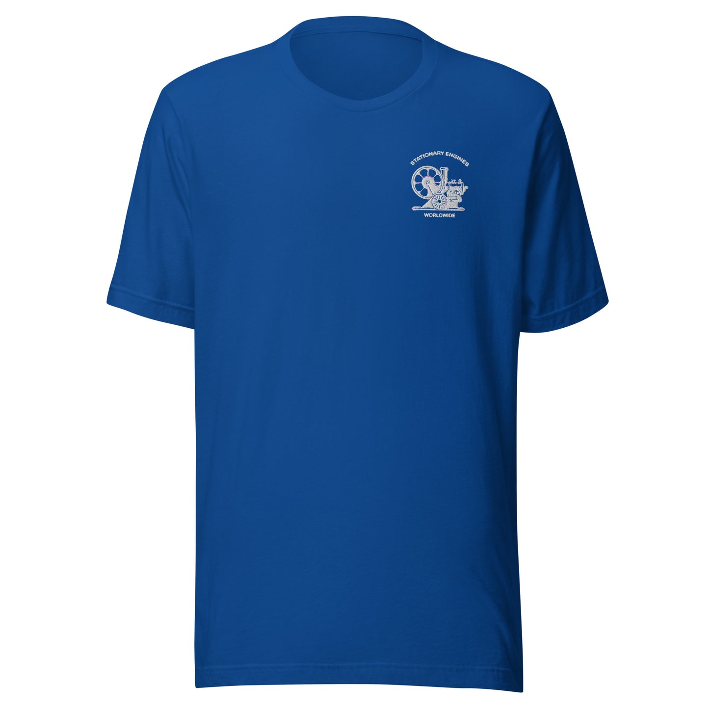 Stationary Engines Worldwide Unisex T-Shirt (includes logo on front)