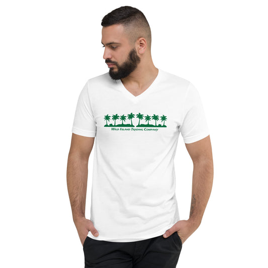 “Wild Island” Short Sleeve V-Neck T-Shirt