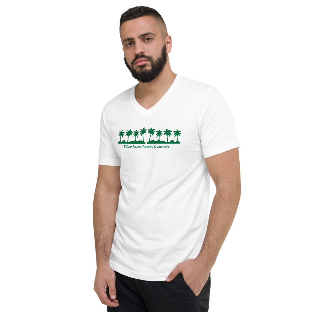 “Wild Island” Short Sleeve V-Neck T-Shirt