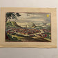 Vintage Color Lithograph “Jena” — Saxonia Series Historic City Views (c. 1950s)