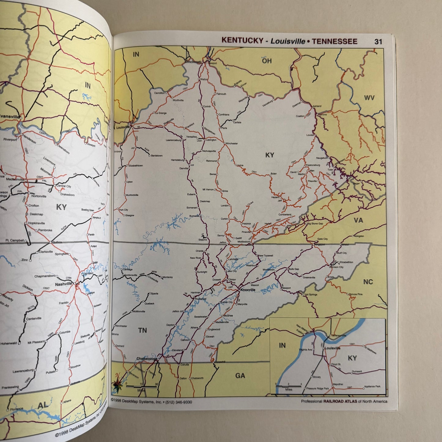 Professional Railroad Atlas of North America (First Edition)