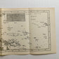 1940s Pacific Naval Operations Map — Original WWII-Era Fold-Out Print