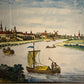 Vintage Color Lithograph “Bonn” — Saxonia Series, Historic City Views (c. 1950s)