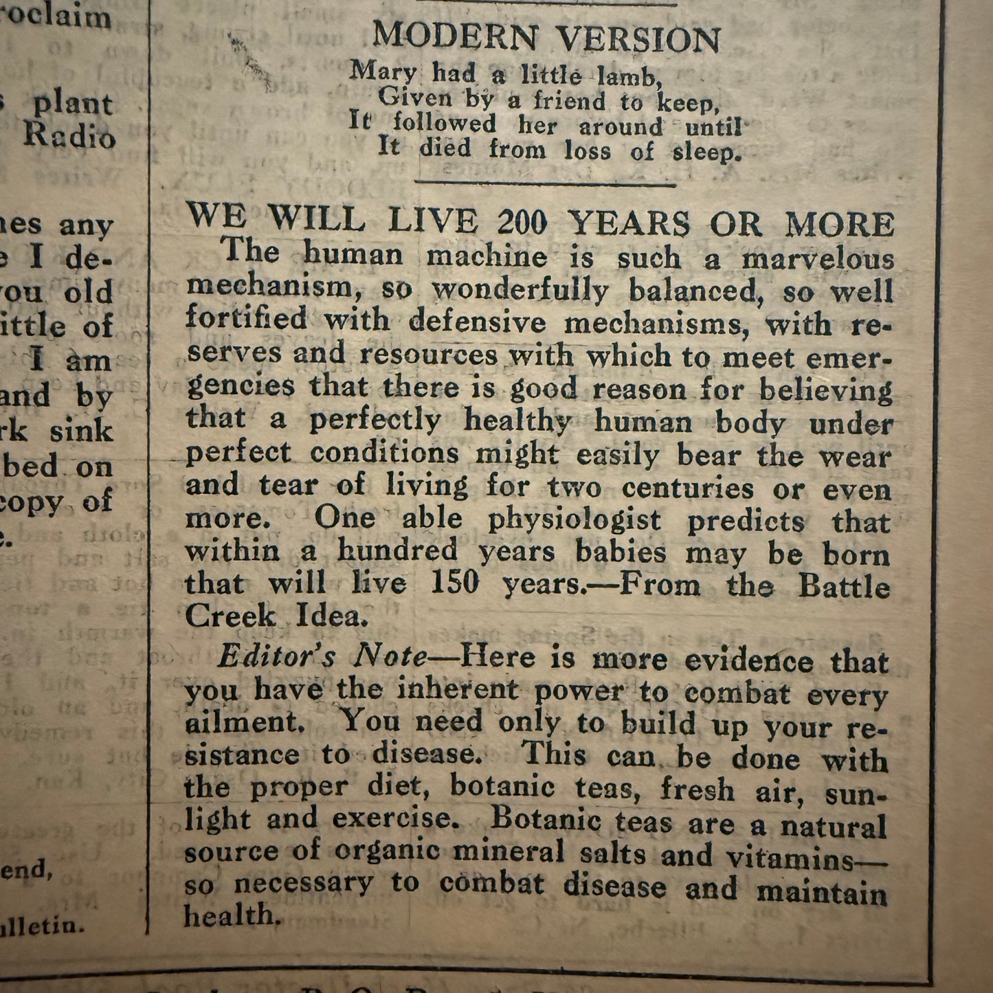 The Herbalist Almanac - 1931 Edition