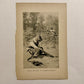 Set of 6 Antique “Uncle Remus” Book Illustrations — Br’er Rabbit, Br’er Fox & Br’er Bear (A.B. Frost, c.1900)