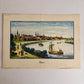 Vintage Color Lithograph “Bonn” — Saxonia Series, Historic City Views (c. 1950s)