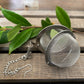 2” Stainless Steel Tea Ball Infuser — Fine Mesh Herbal Tea Strainer with Chain & Hook | Reusable Loose Leaf Steeper